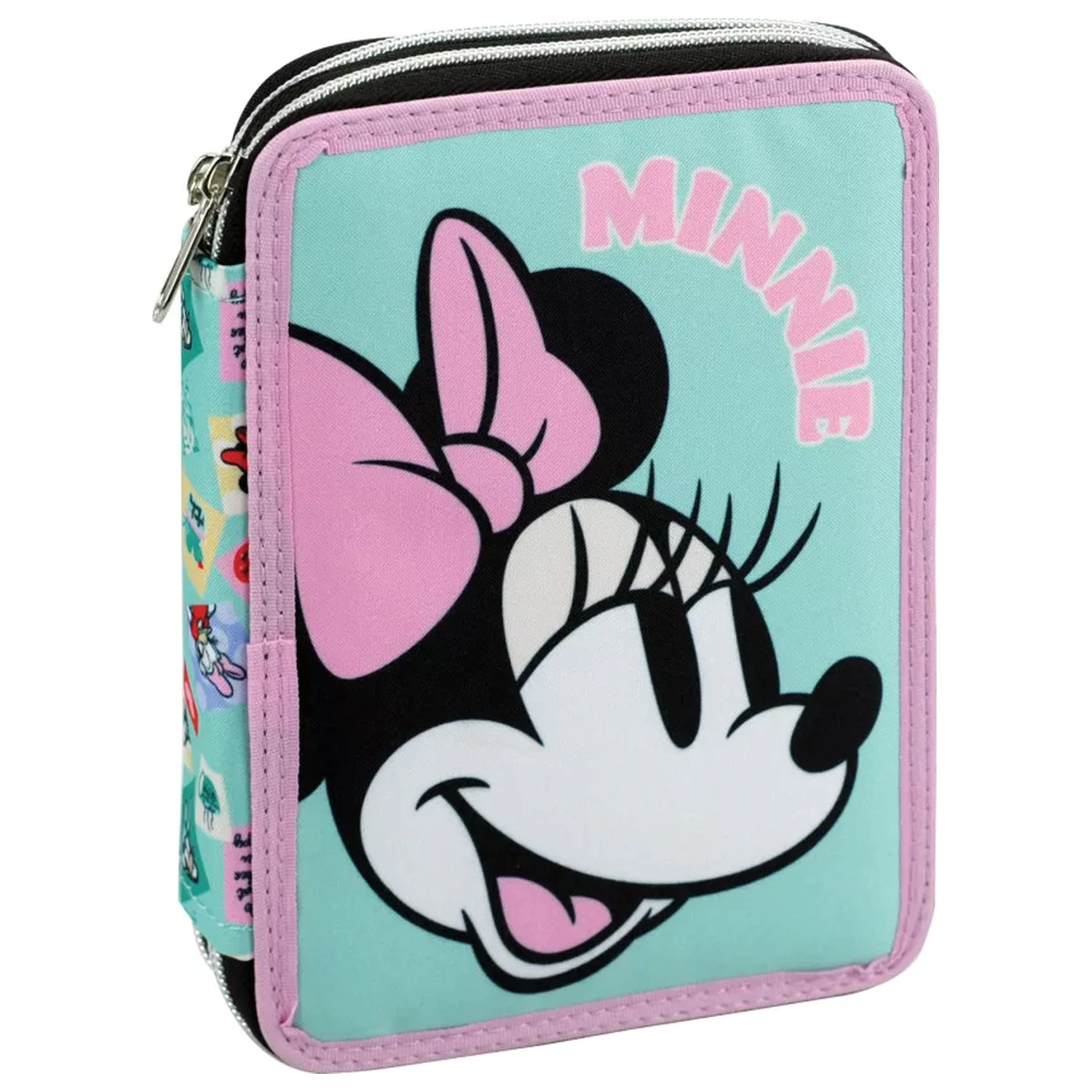 Disney Minnie Love Your Life gefülltes zweistöckiges Federmäppchen Produktfoto