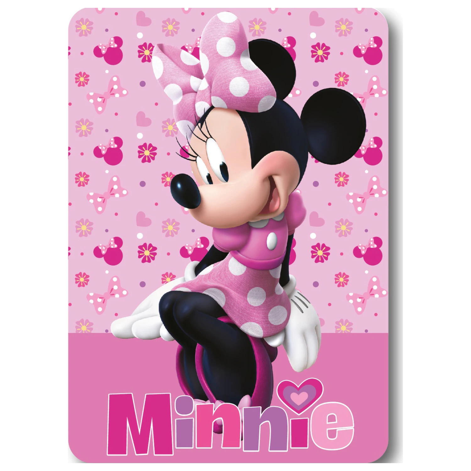 Disney Minnie Lovely Charm Fleecedecke Produktfoto
