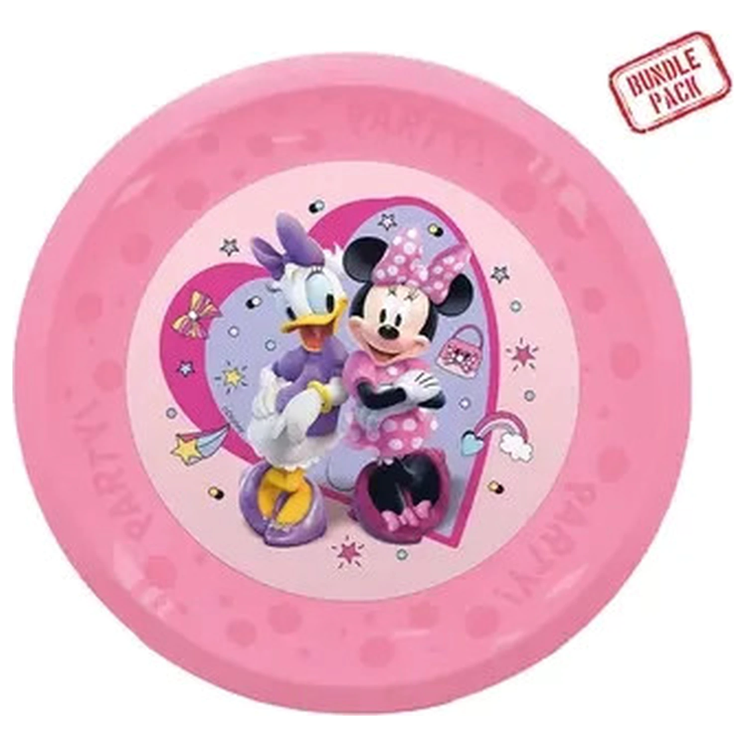 Disney Minnie Makes Me Smile Micro Premium Kunststoff Flachteller 4er-Set 21 cm Produktfoto