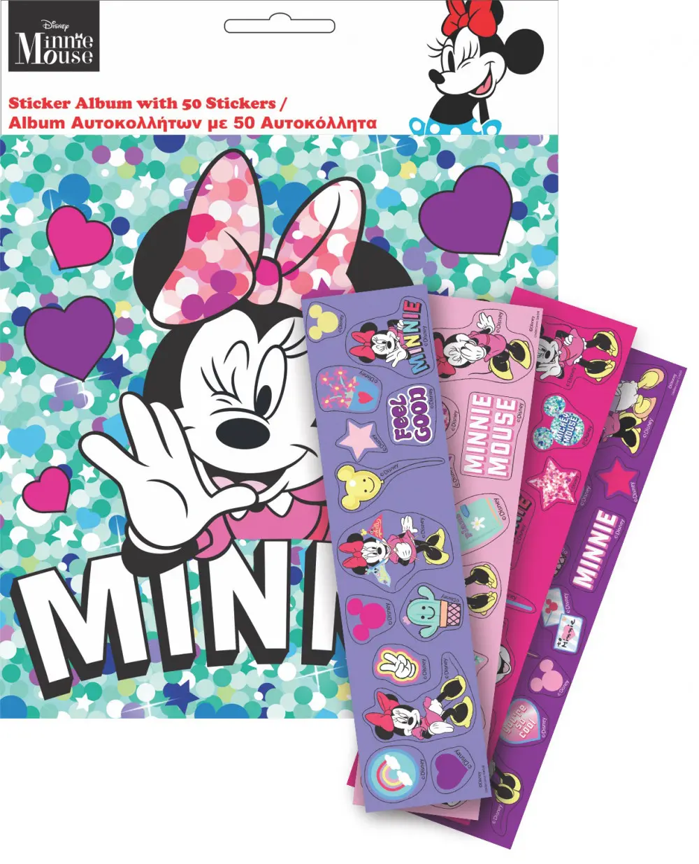 Disney Minnie Sticker Album mit 50 Stickern Produktfoto