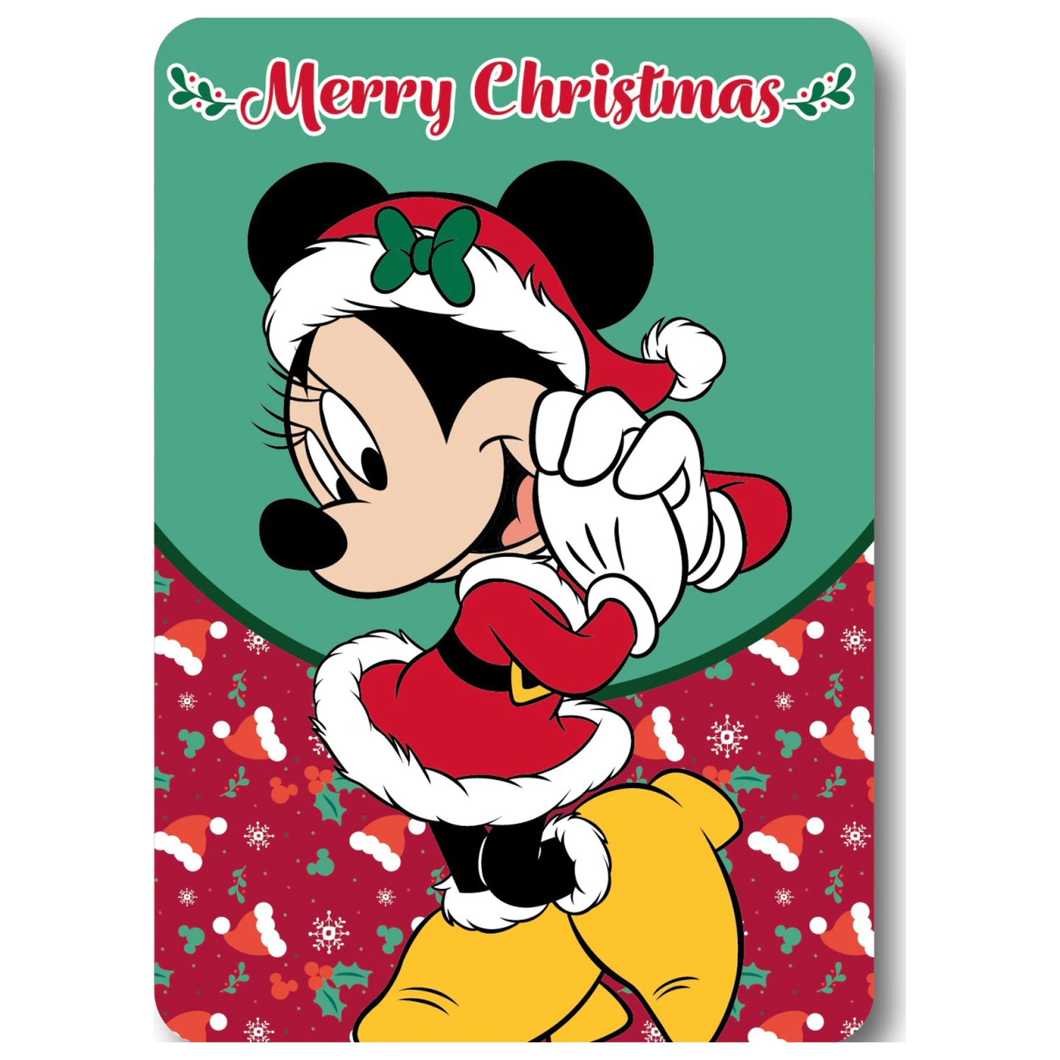 Disney Minnie Merry Moments Christmas Fleece-Decke Produktfoto