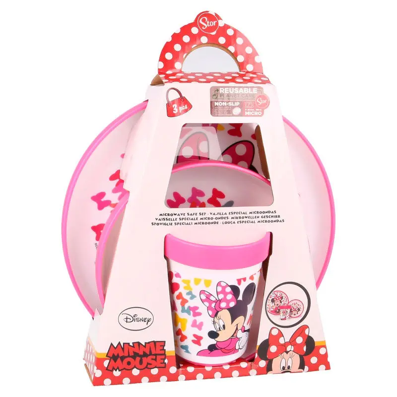 Disney Minnie micro premium Frühstücksset Produktfoto