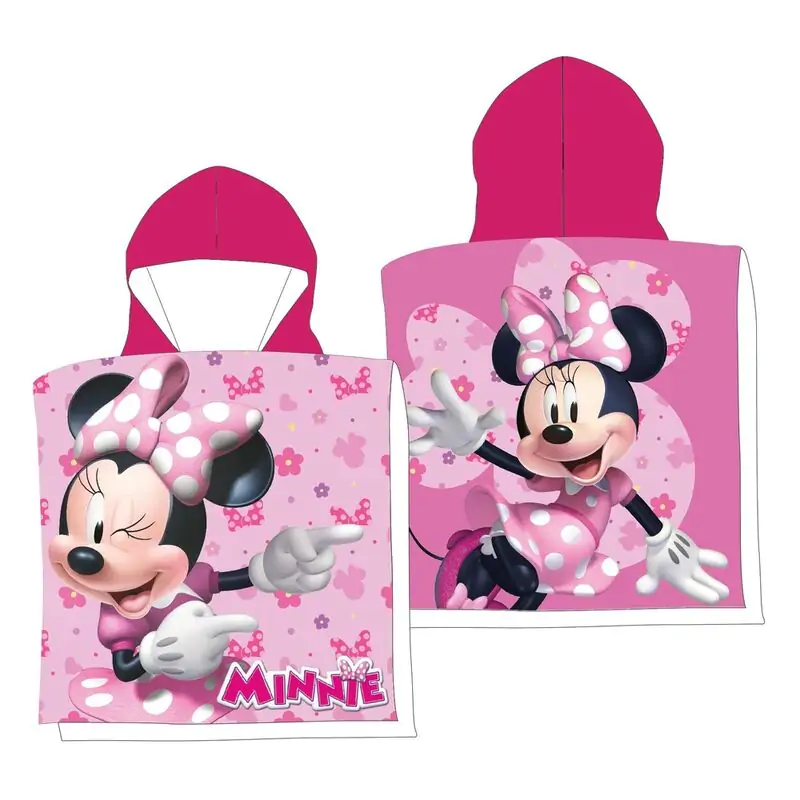 Disney Minnie Microfaser Poncho Strandtuch Produktfoto