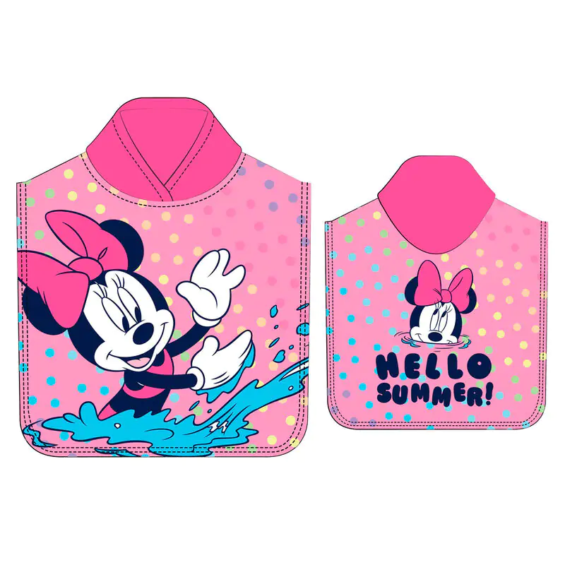 Disney Minnie Microfaser Poncho Handtuch termékfotó