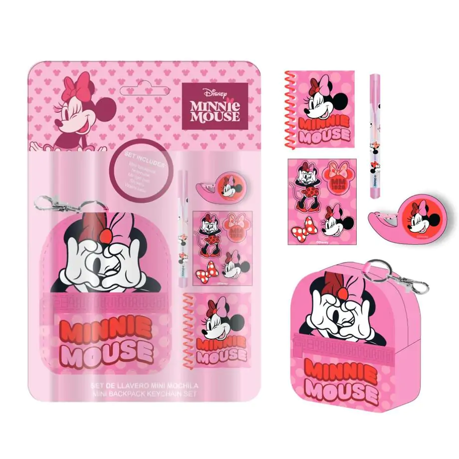 Disney Minnie Mini-Tasche und Schreibwaren-Set Produktfoto