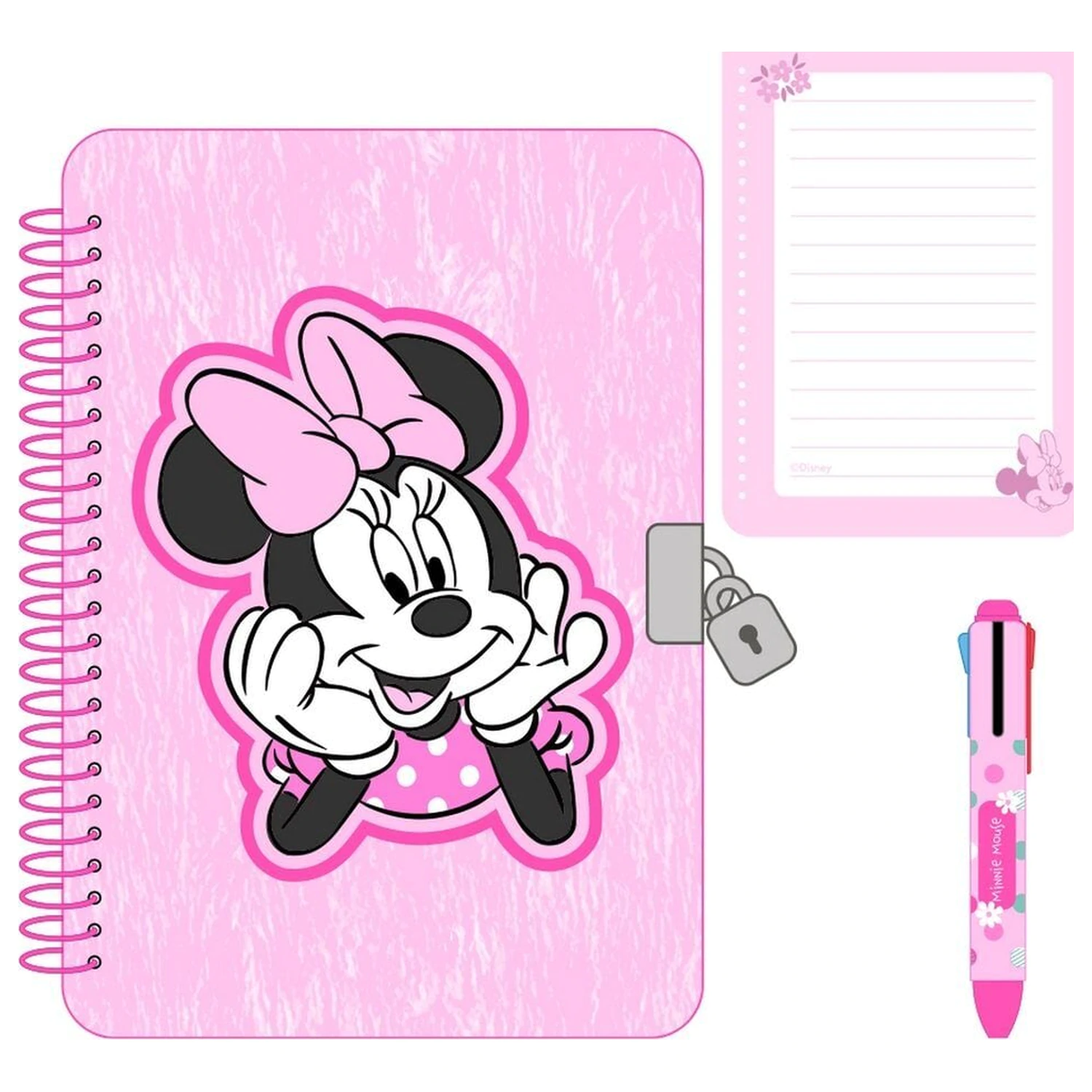 Disney Minnie Minty Tagebuch + 4-Farben-Stift Produktfoto