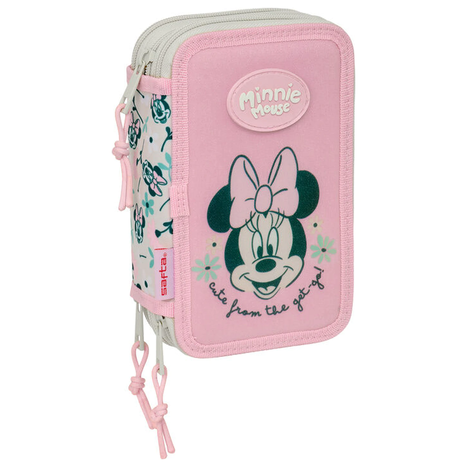 Disney Minnie Minty dreifaches Federmäppchen 37teilig Produktfoto