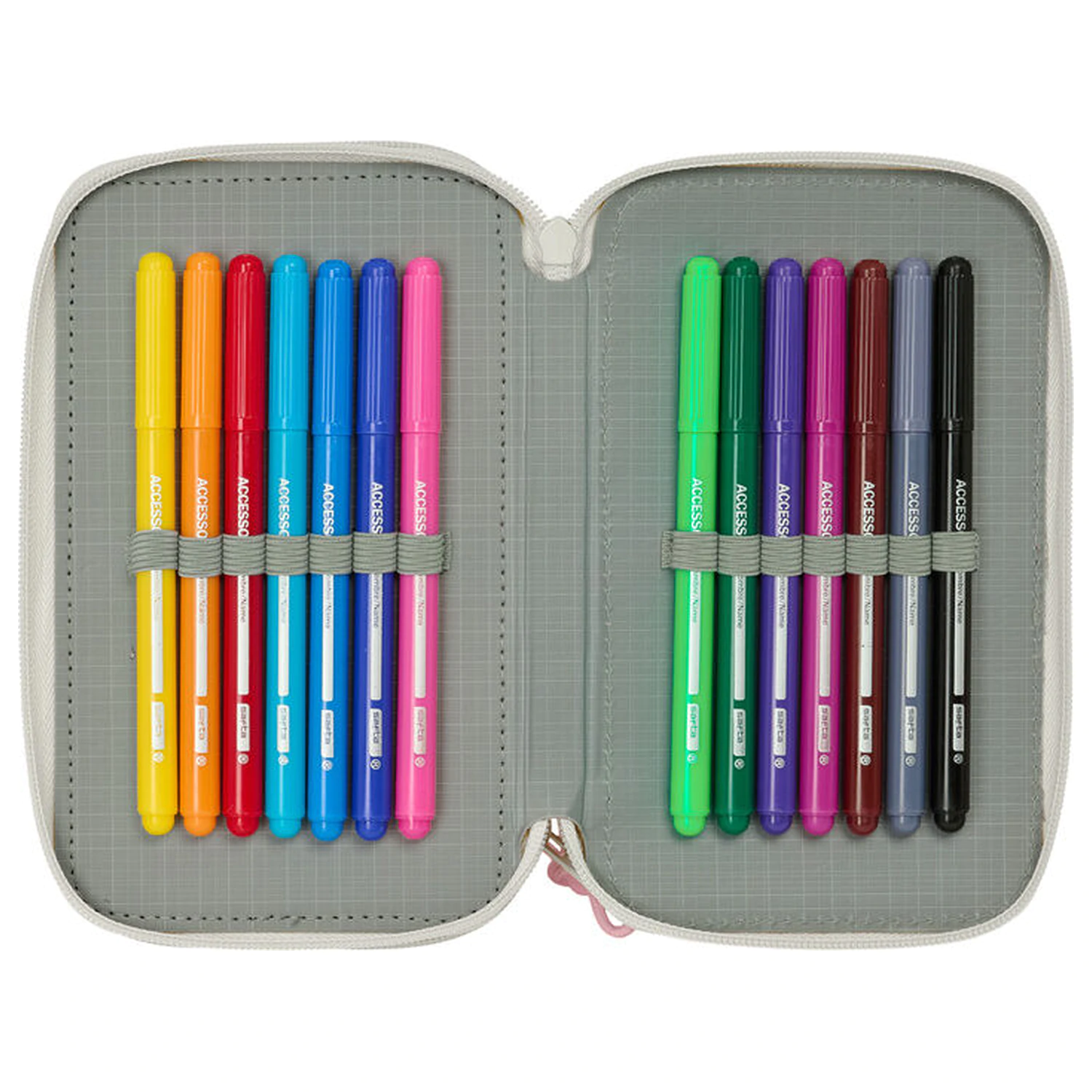 Disney Minnie Minty dreifaches Federmäppchen 37teilig Produktfoto