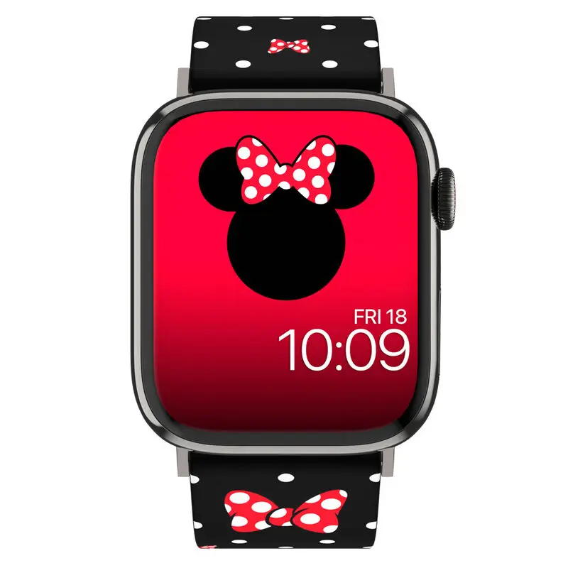Disney Smartwatch-Armband Minnie Mouse Polka Noir Produktfoto