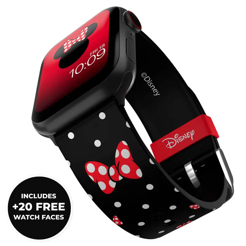 Disney Smartwatch-Armband Minnie Mouse Polka Noir Produktfoto