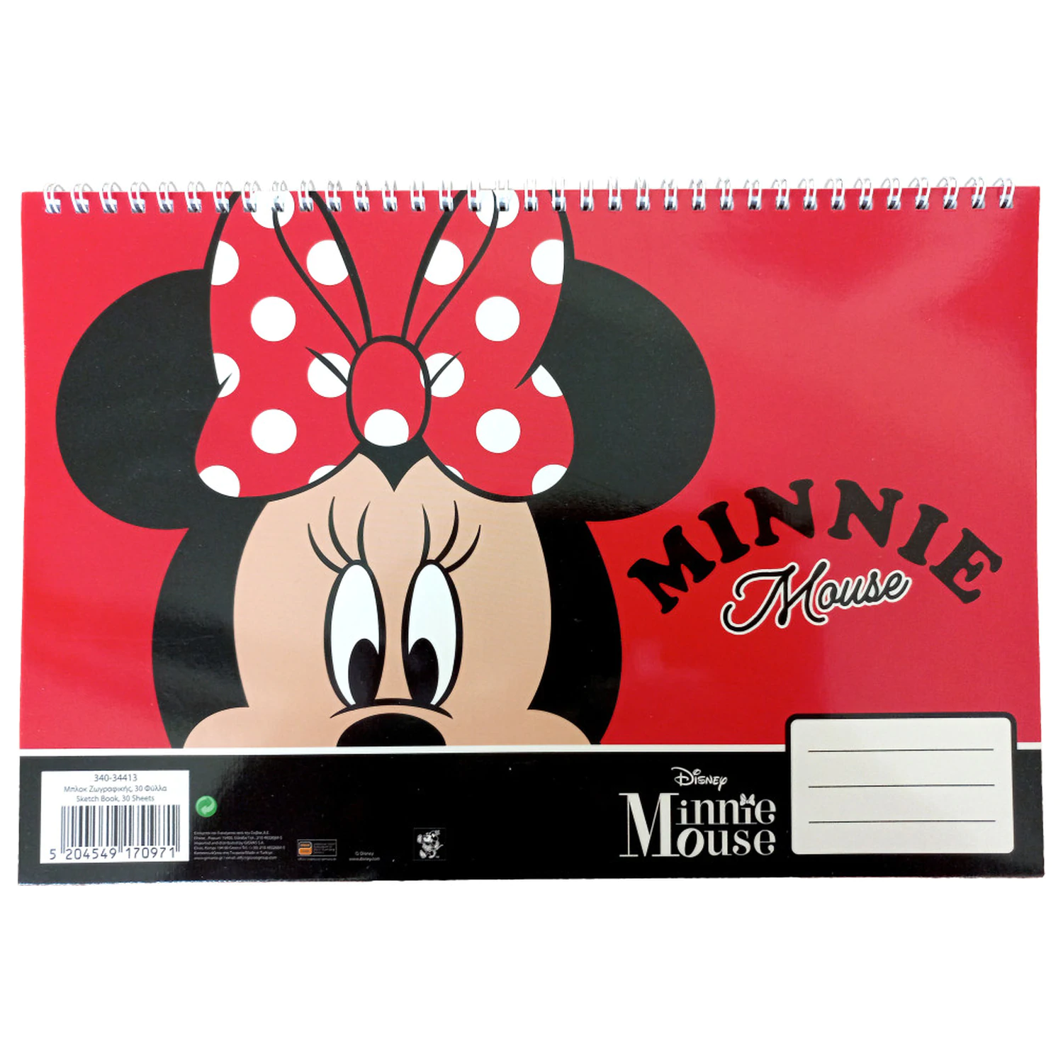 Disney Minnie Nomadic Spirit A/4 Spiral Skizzenbuch, 30 Blatt Produktfoto