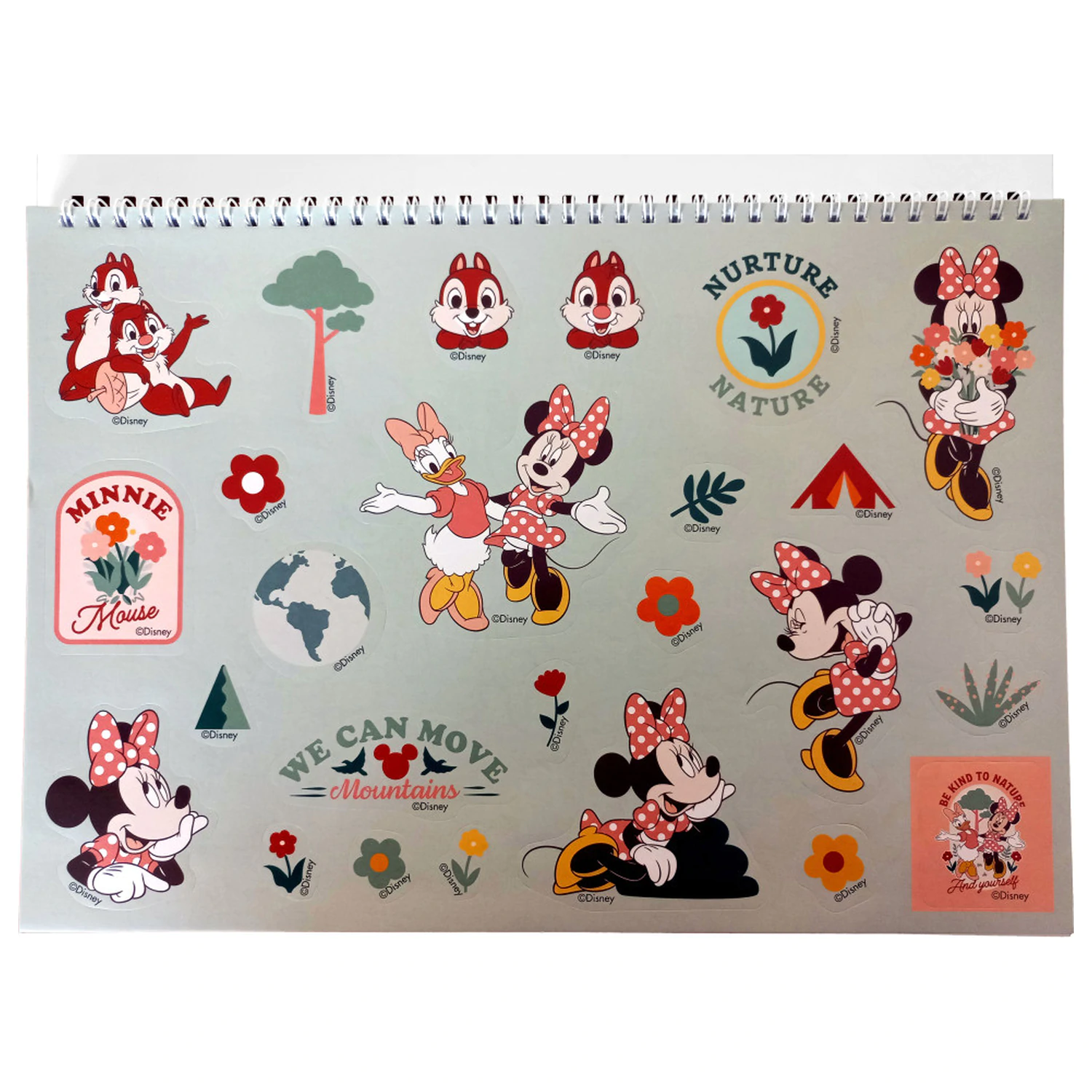 Disney Minnie Nomadic Spirit A/4 Spiral-Skizzenbuch mit 40 Aufklebern Produktfoto