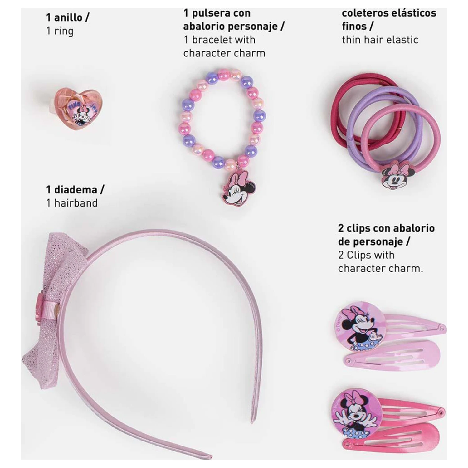 Disney Minnie On-the-Go Haar Accessoire Set Produktfoto