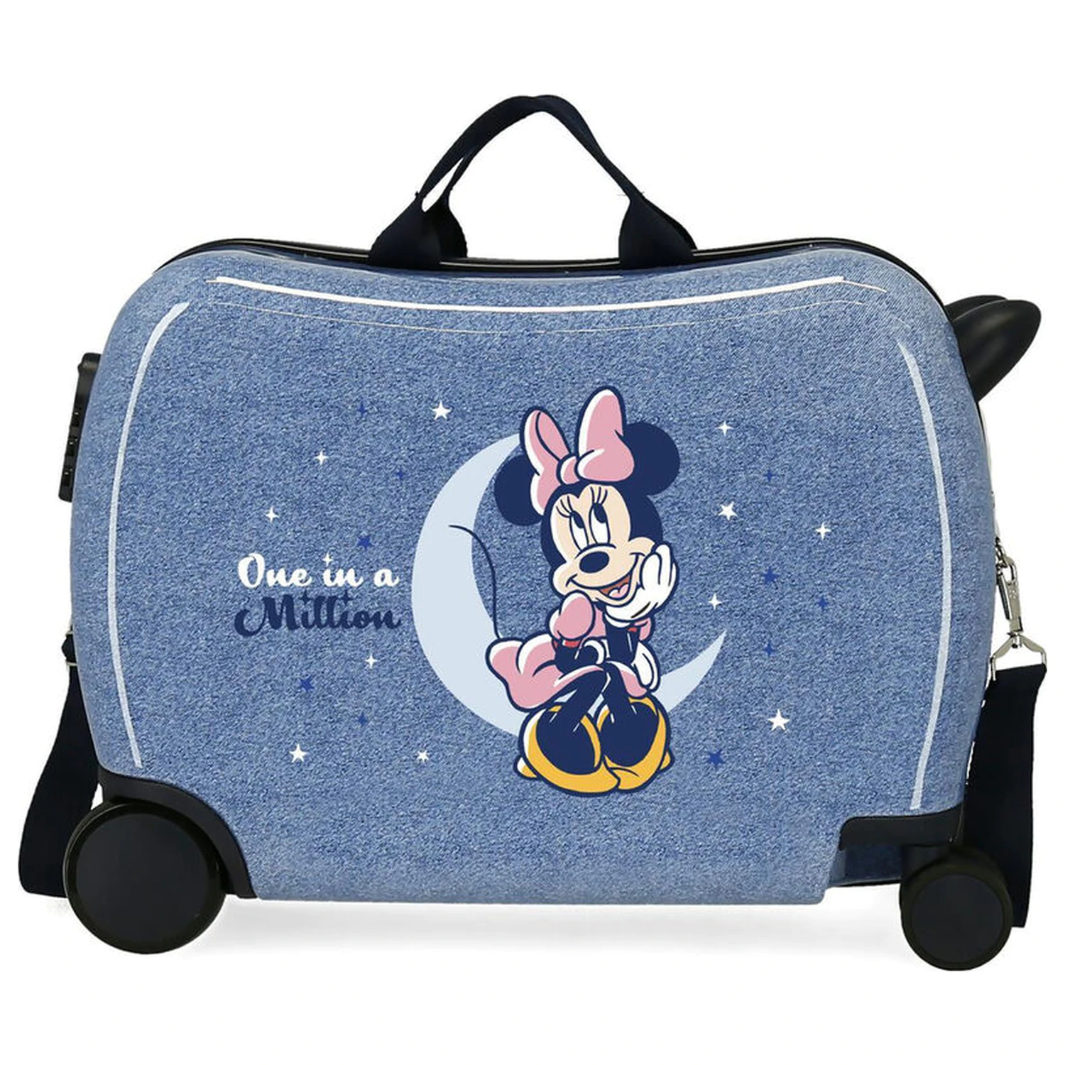 Disney Minnie One In A Million Denim ABS Trolley-Koffer 50 cm Produktfoto