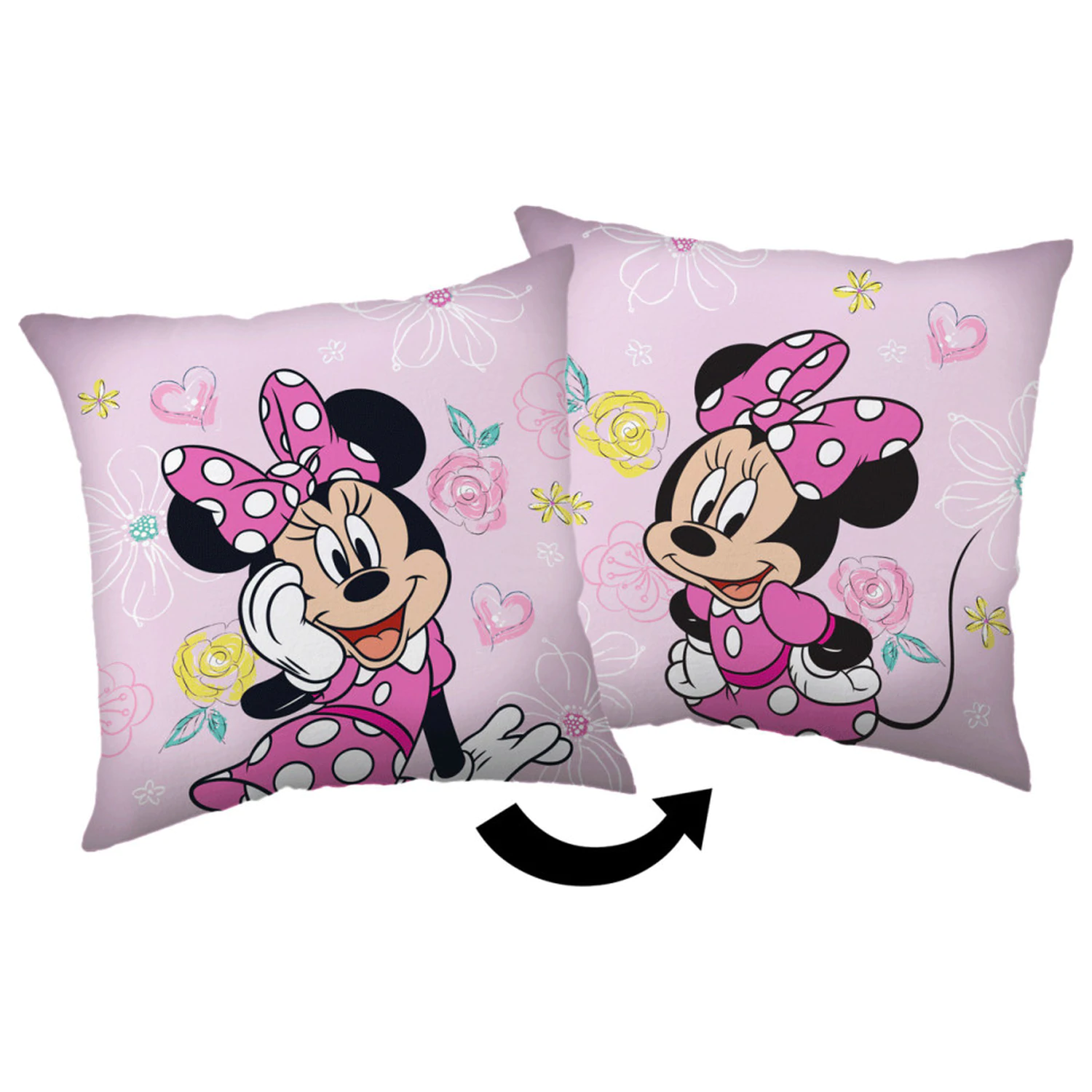 Disney Minnie Pink Bow Kissen, Zierkissen Produktfoto