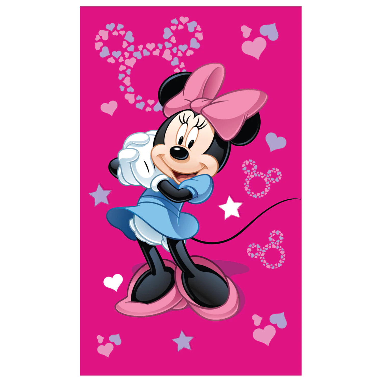 Disney Minnie Pink Gästehandtuch, Gesichtstuch, Handtuch Produktfoto