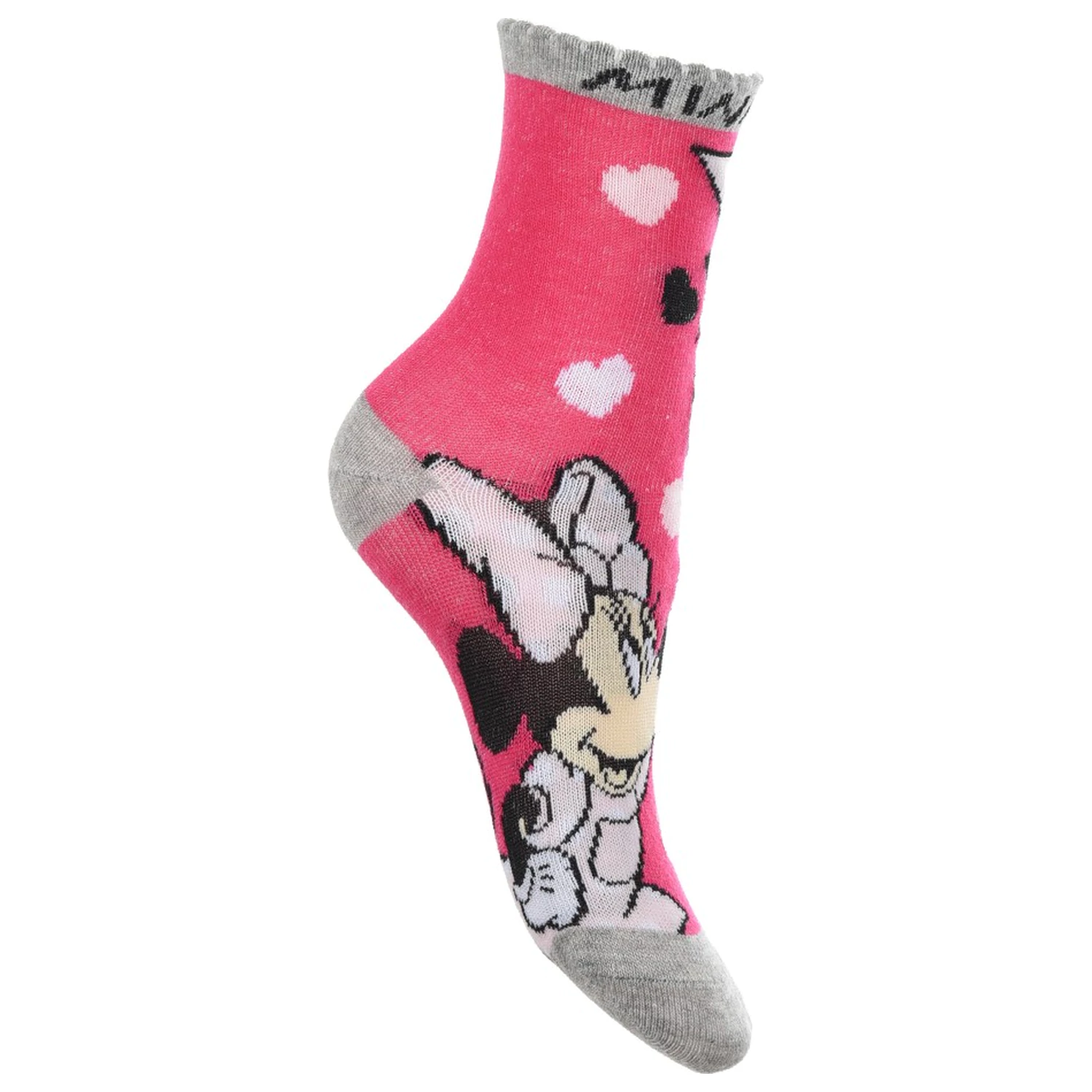 Disney Minnie Pink Style Kinder Socken 31/34 Produktfoto