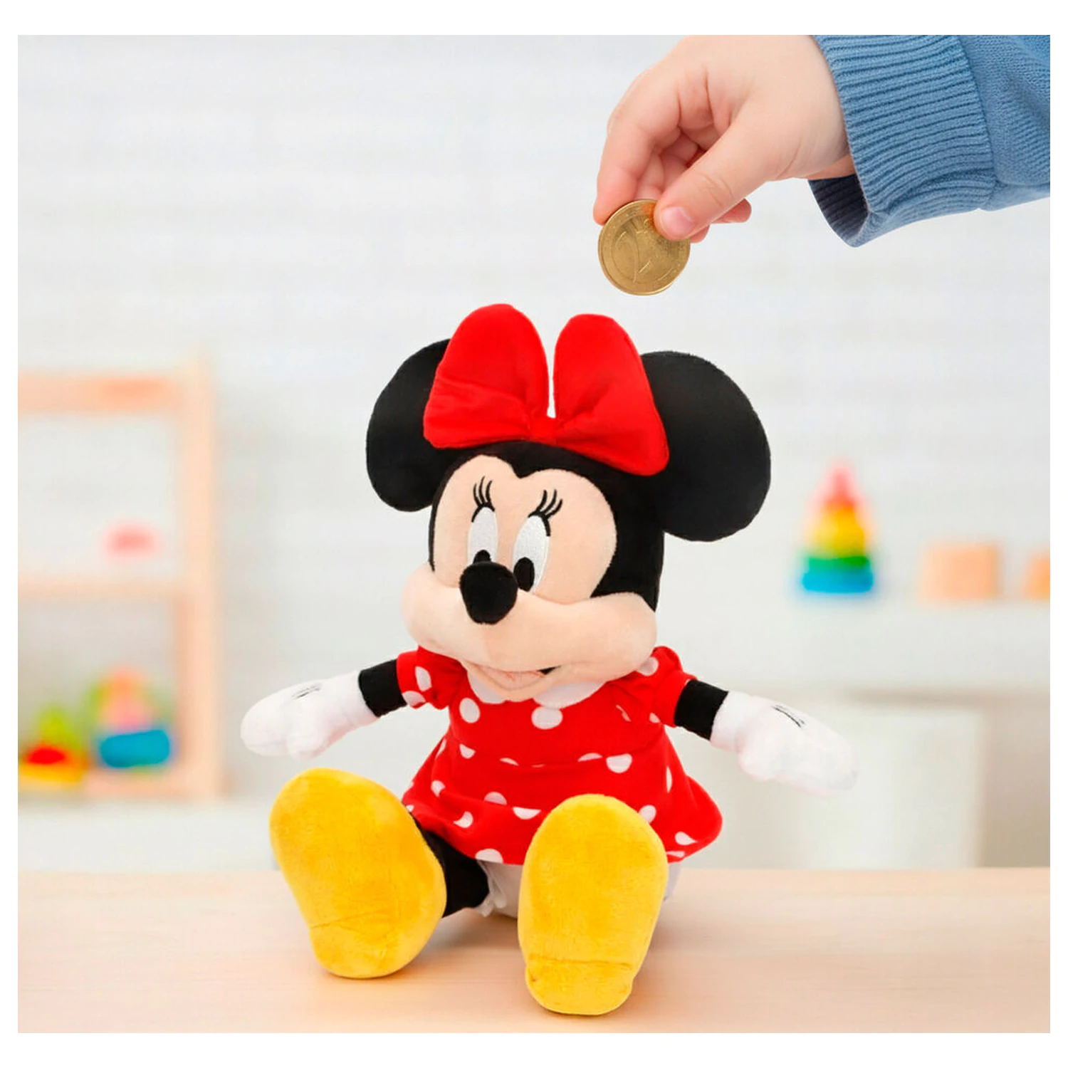 Disney Minnie Spardose Plüschtier 20cm Produktfoto