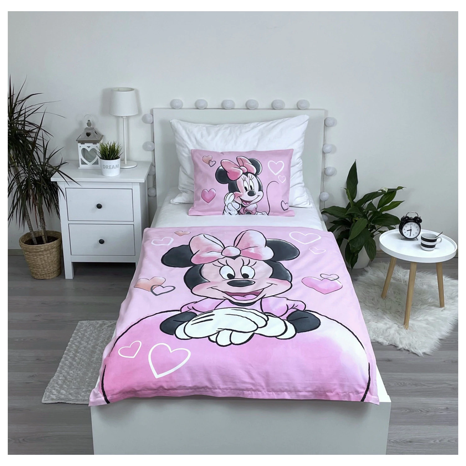 Disney Minnie Powder Pink Kinder, Vorschule Bettbezug Produktfoto