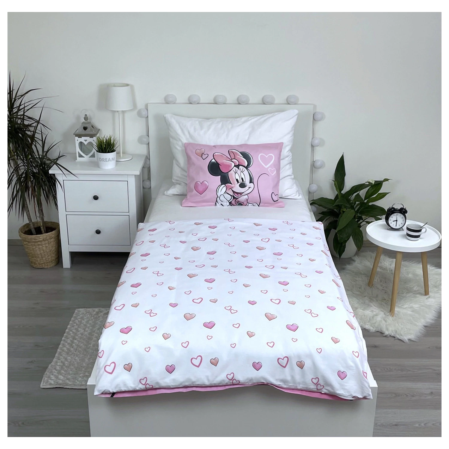Disney Minnie Powder Pink Kinder, Vorschule Bettbezug Produktfoto