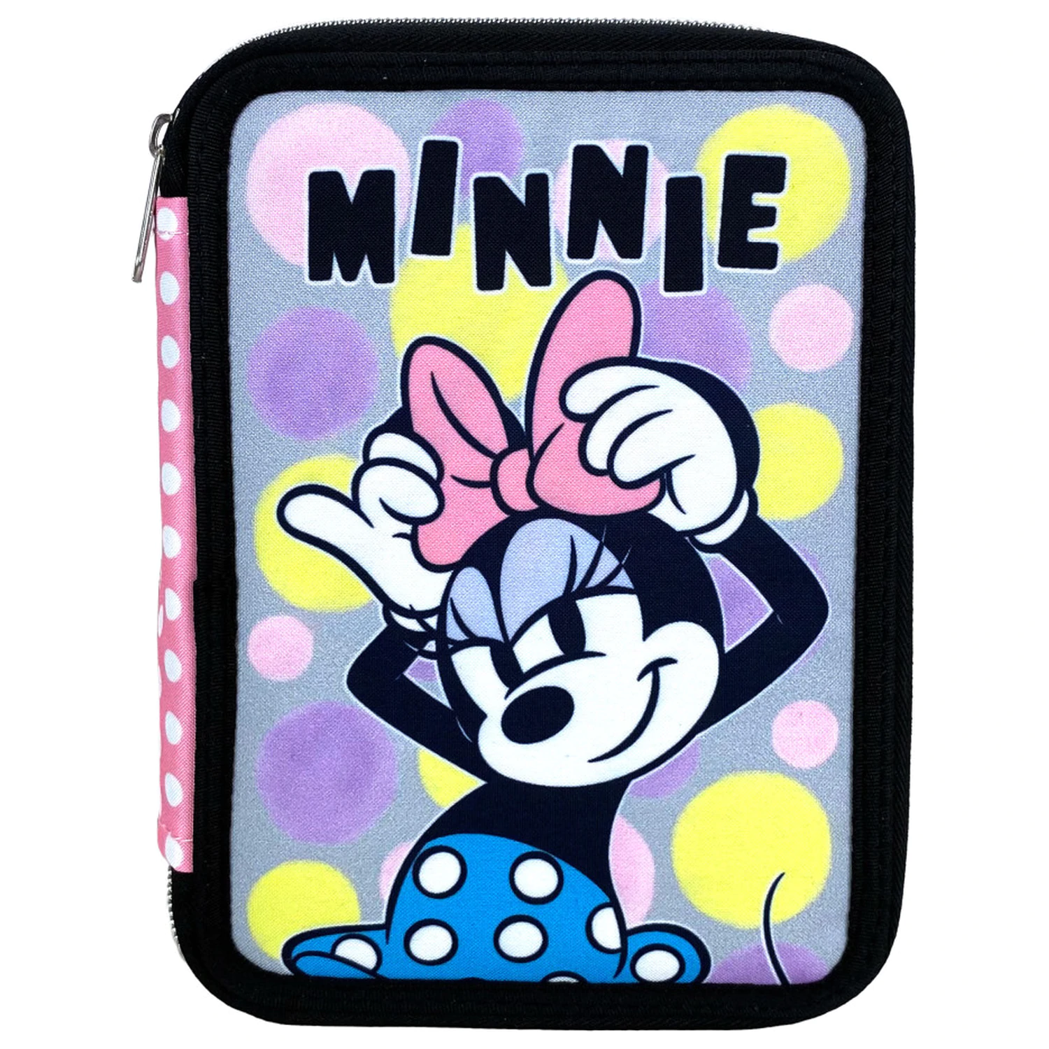 Disney Minnie Pretty in Pink Gefülltes Doppelstock Federmäppchen Produktfoto