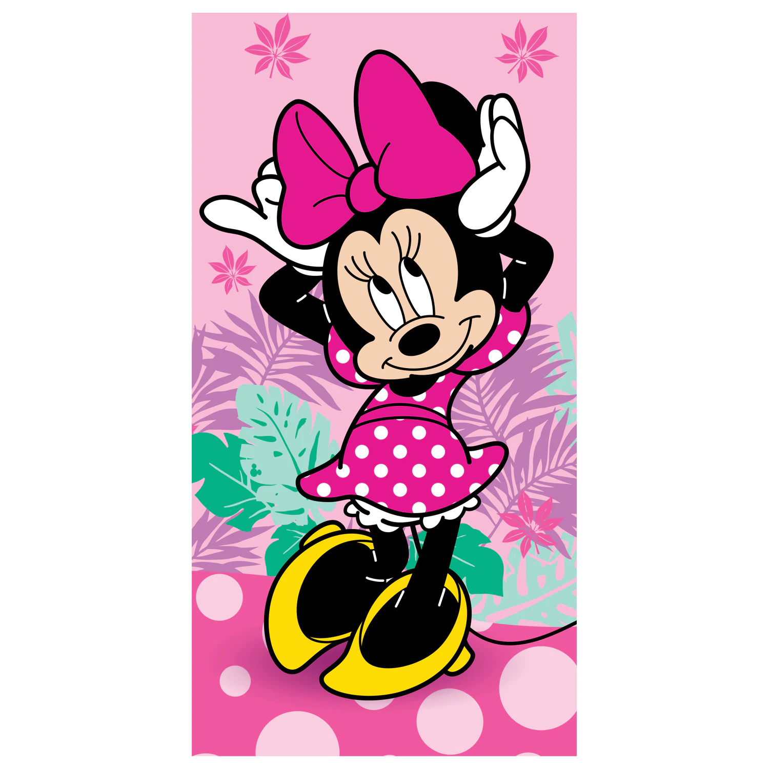 Disney Minnie Pretty in Pink Handtuch Produktfoto