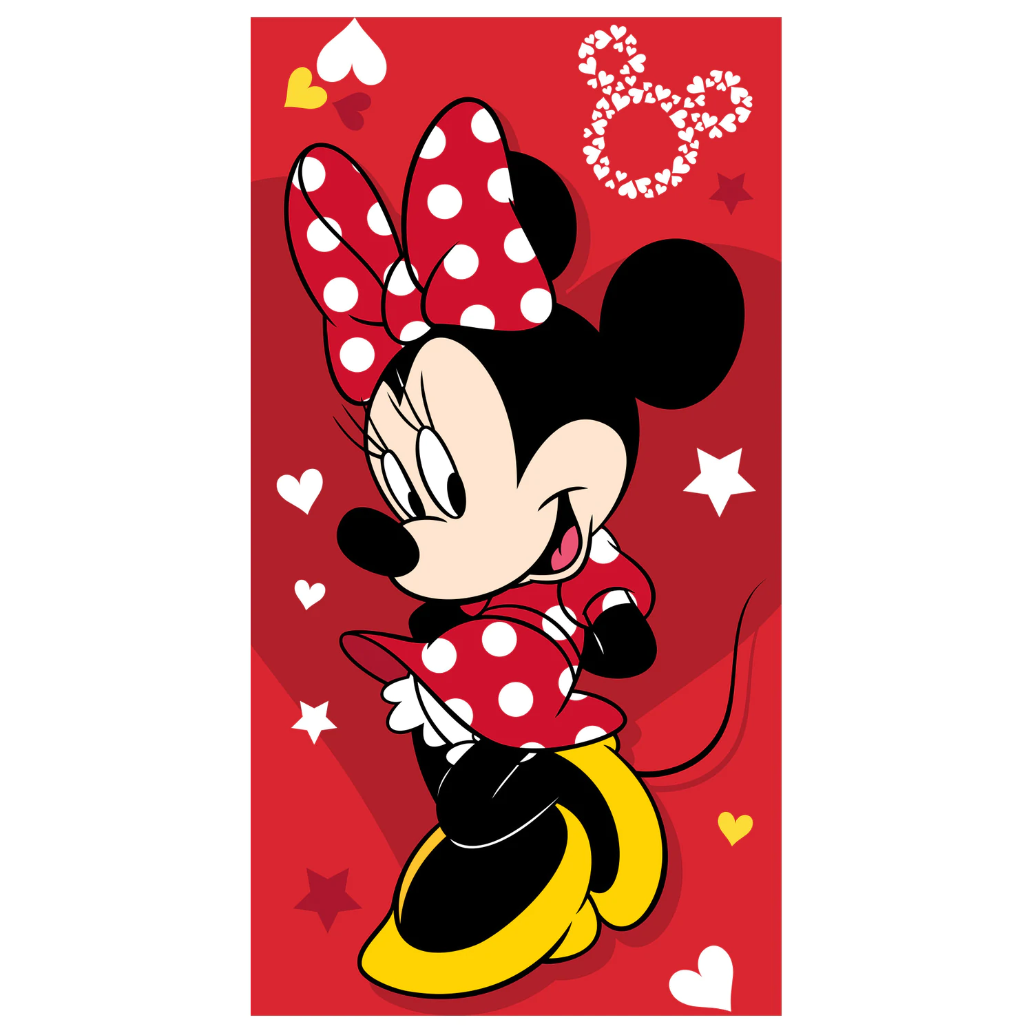 Disney Minnie Pretty in Red Handtuch Produktfoto