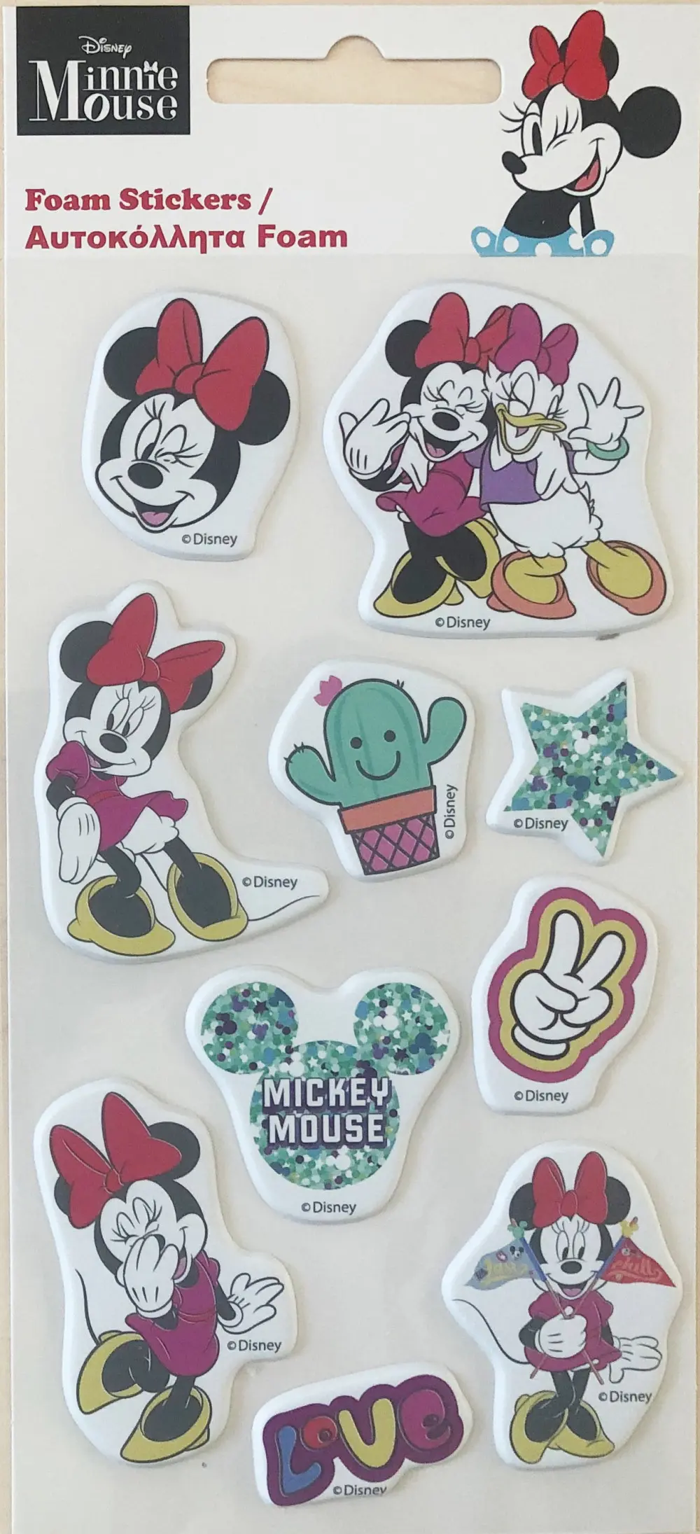 Disney Minnie Schaumstoff-Aufkleber-Set Produktfoto