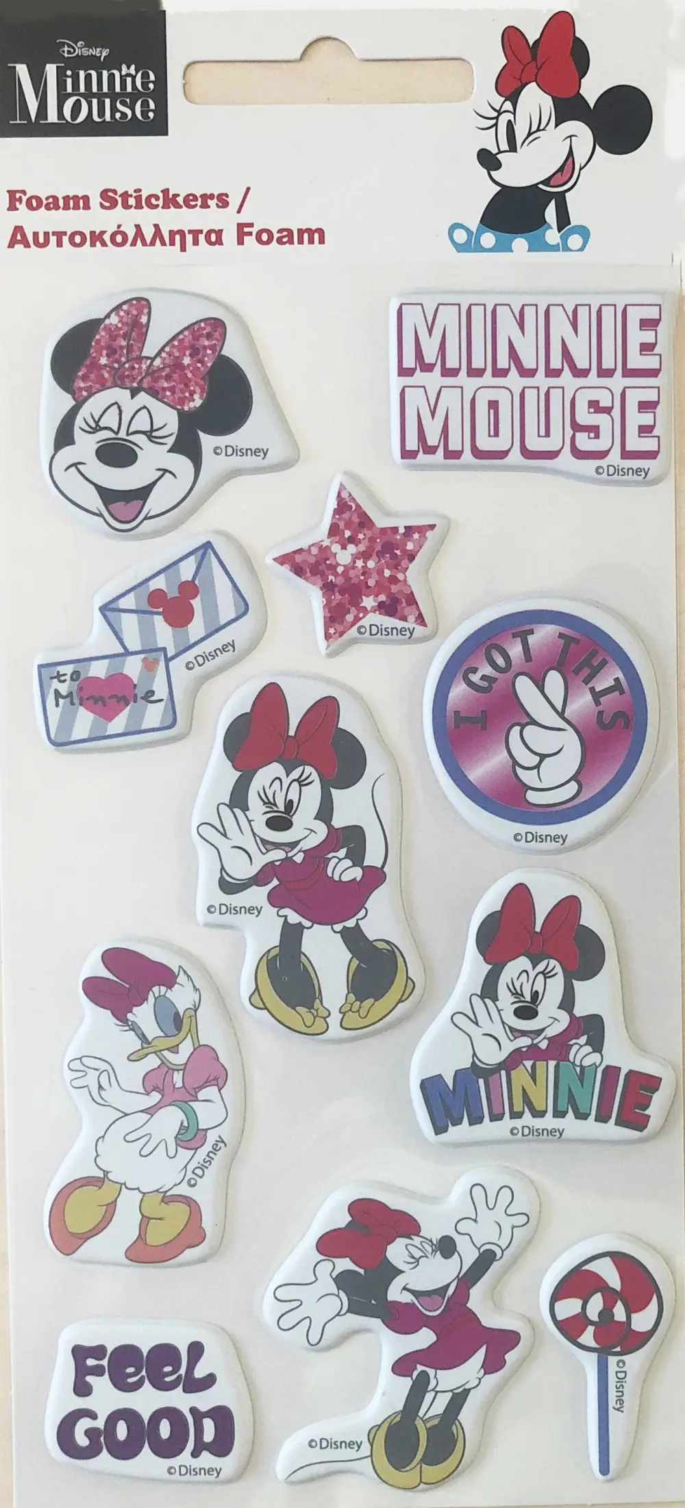 Disney Minnie Schaumstoff-Aufkleber-Set Produktfoto