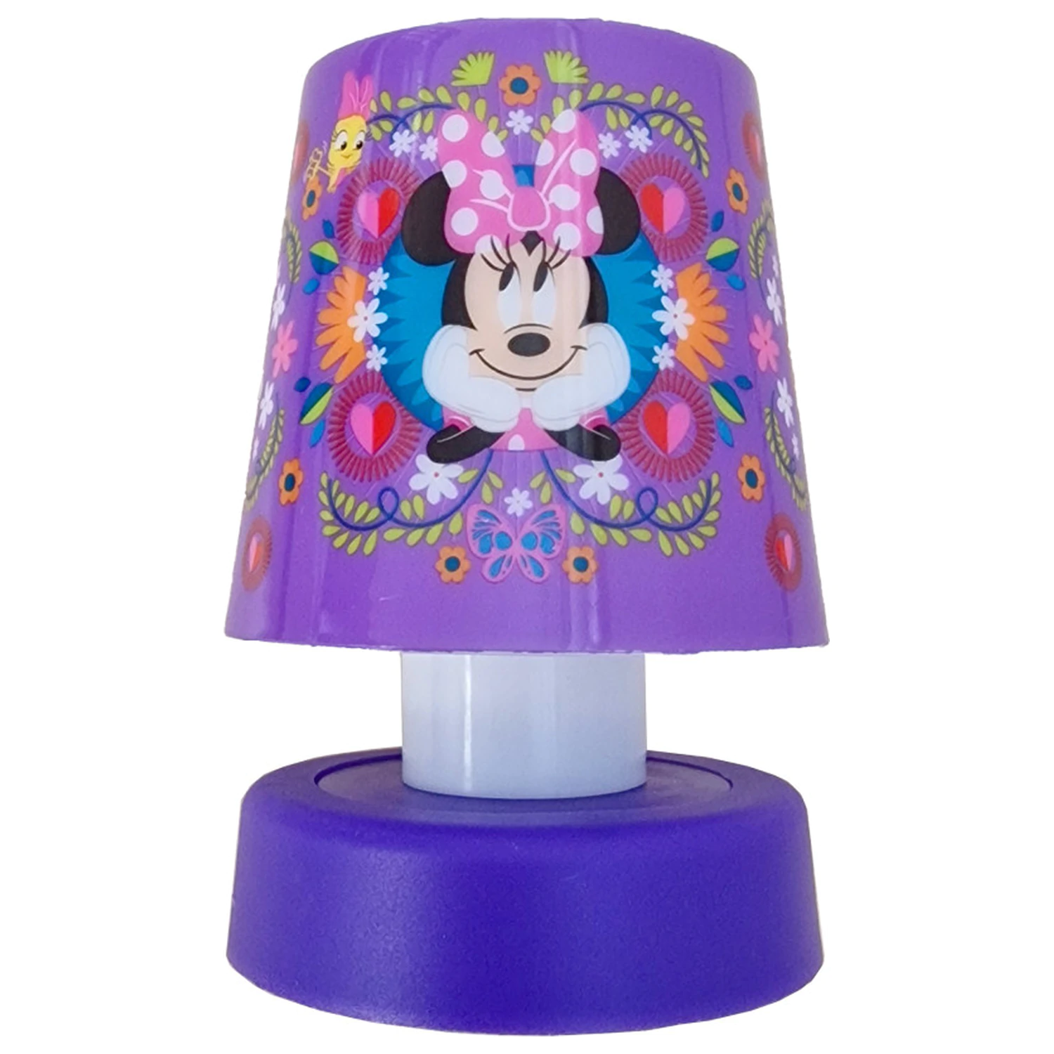 Disney Minnie Purple mini Schreibtischlampe 11 cm Produktfoto