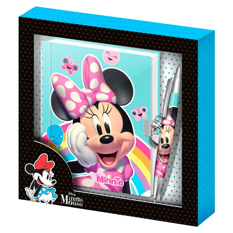Disney Notizbuch mit Kugelschreiber Minnie Tropic Produktfoto