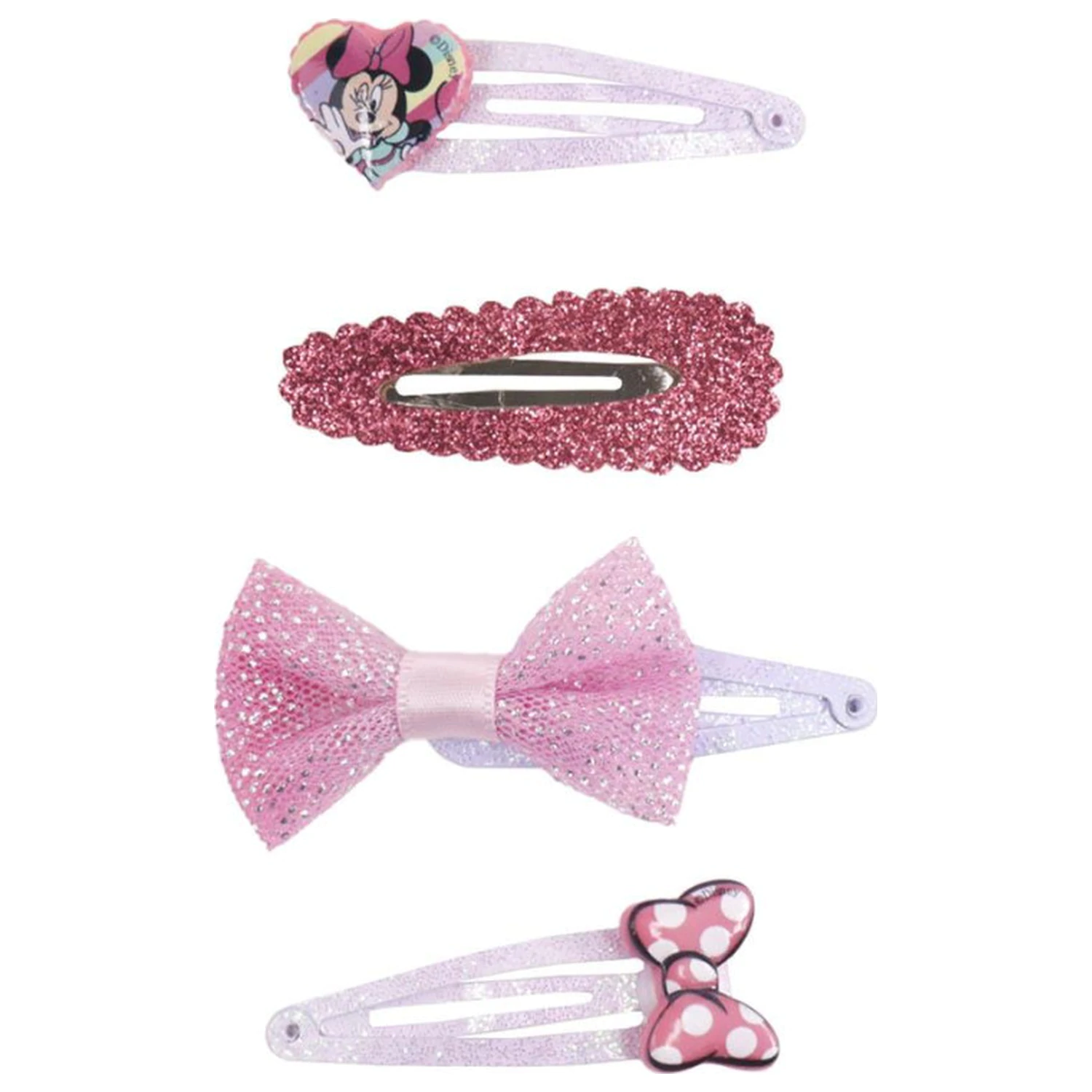 Disney Minnie Rainbow Haarclip Set 4 Stk Produktfoto