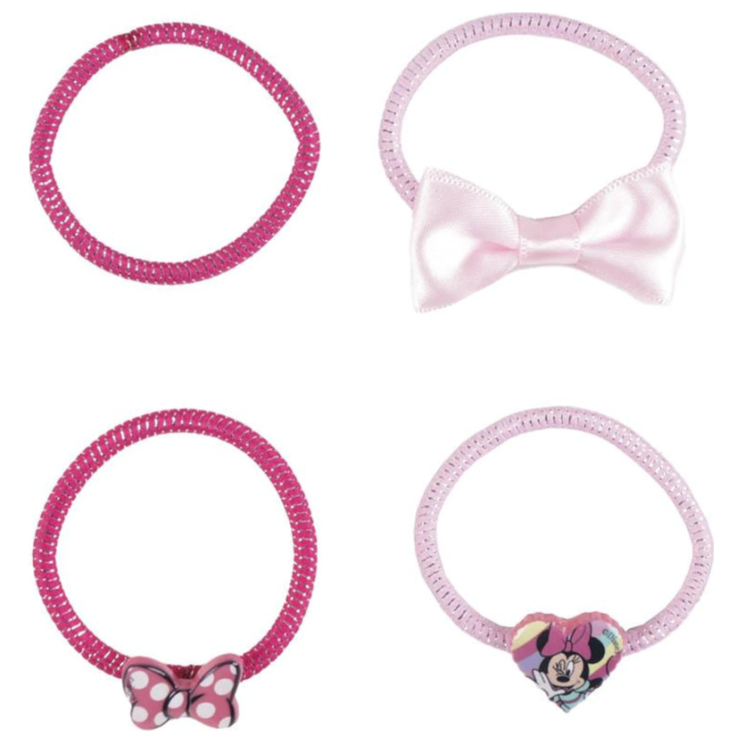 Disney Minnie Rainbow Haar Gummiband Set 6 Stück Produktfoto