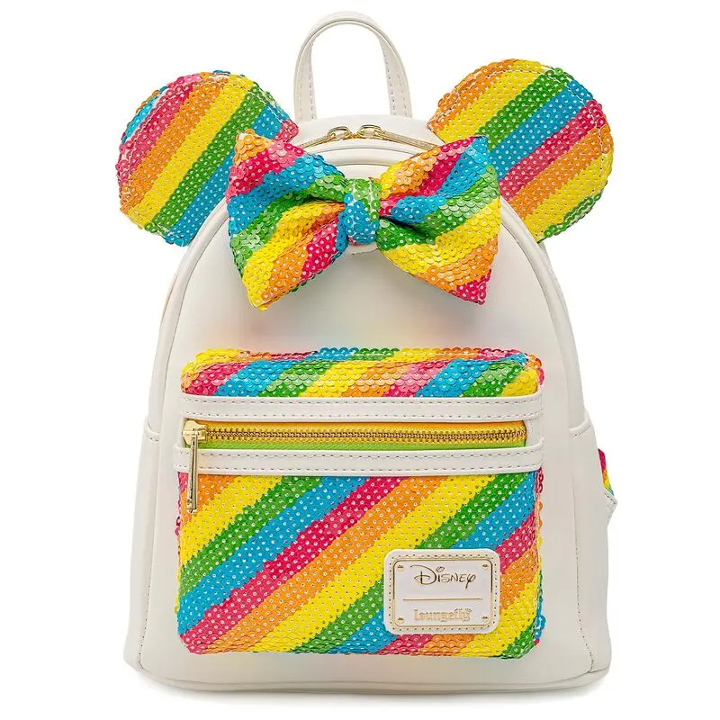 Loungefly Disney Minnie Rainbow Rucksack 26cm termékfotó