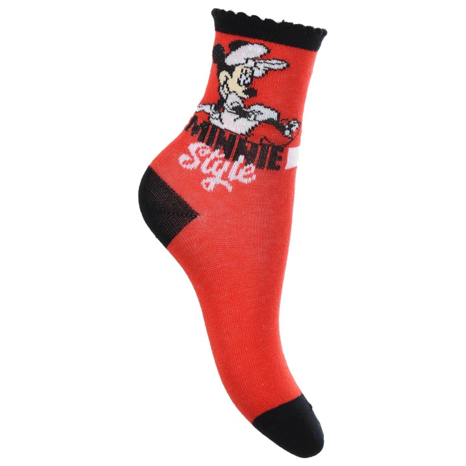 Disney Minnie Red Style Kinder Socken 31/34 Produktfoto