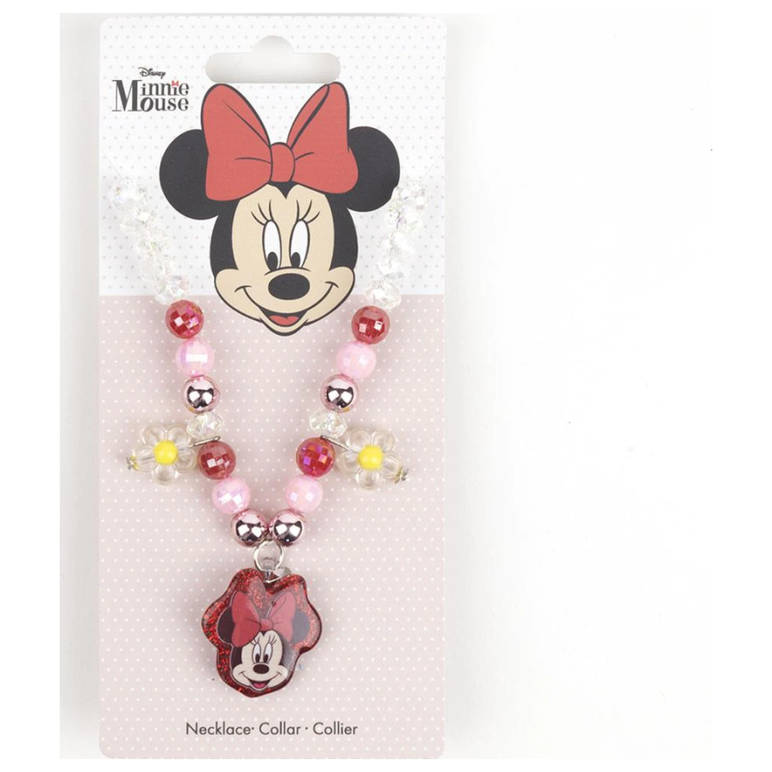 Disney Minnie Shine perlenartige Halskette Produktfoto