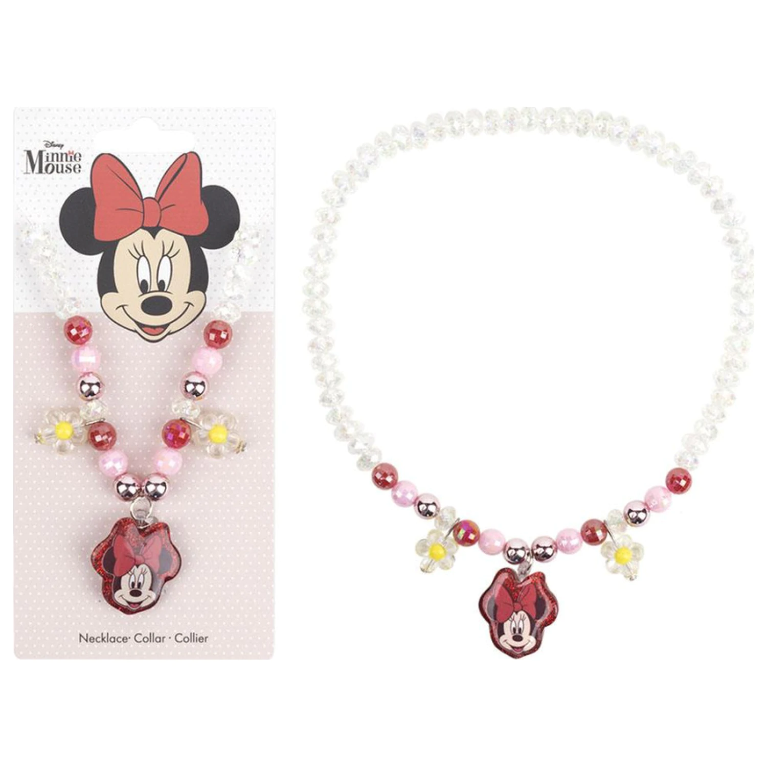 Disney Minnie Shine perlenartige Halskette Produktfoto