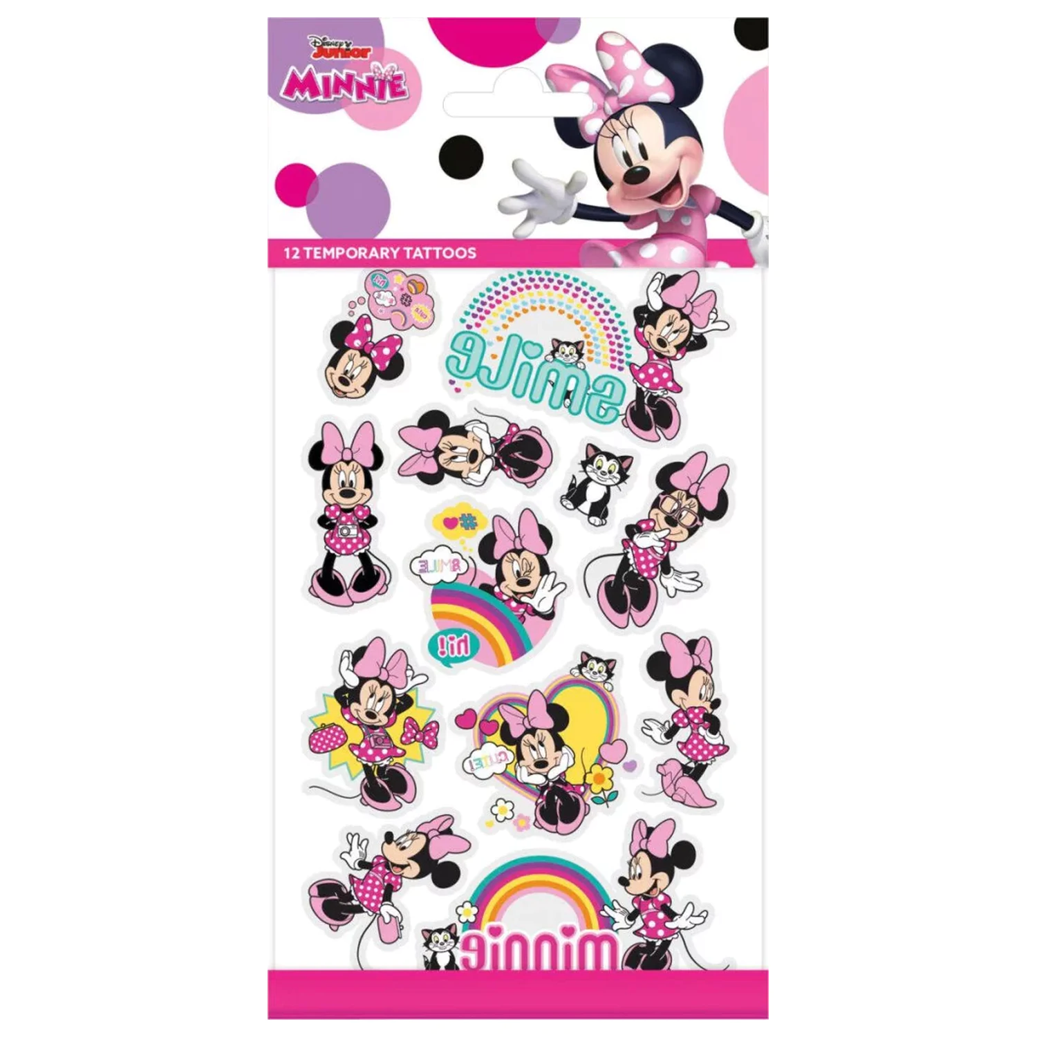 Disney Minnie Smile Tattoo 12 Stück Produktfoto