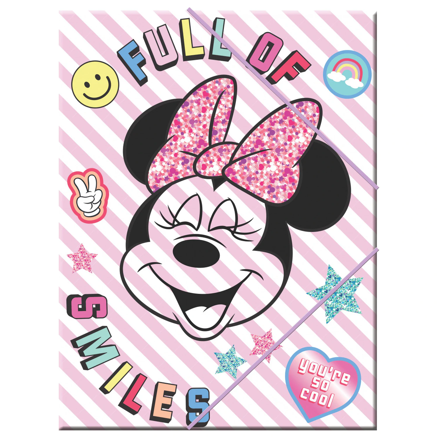 Disney Minnie Smiles A/4 Gummizugmappe Produktfoto