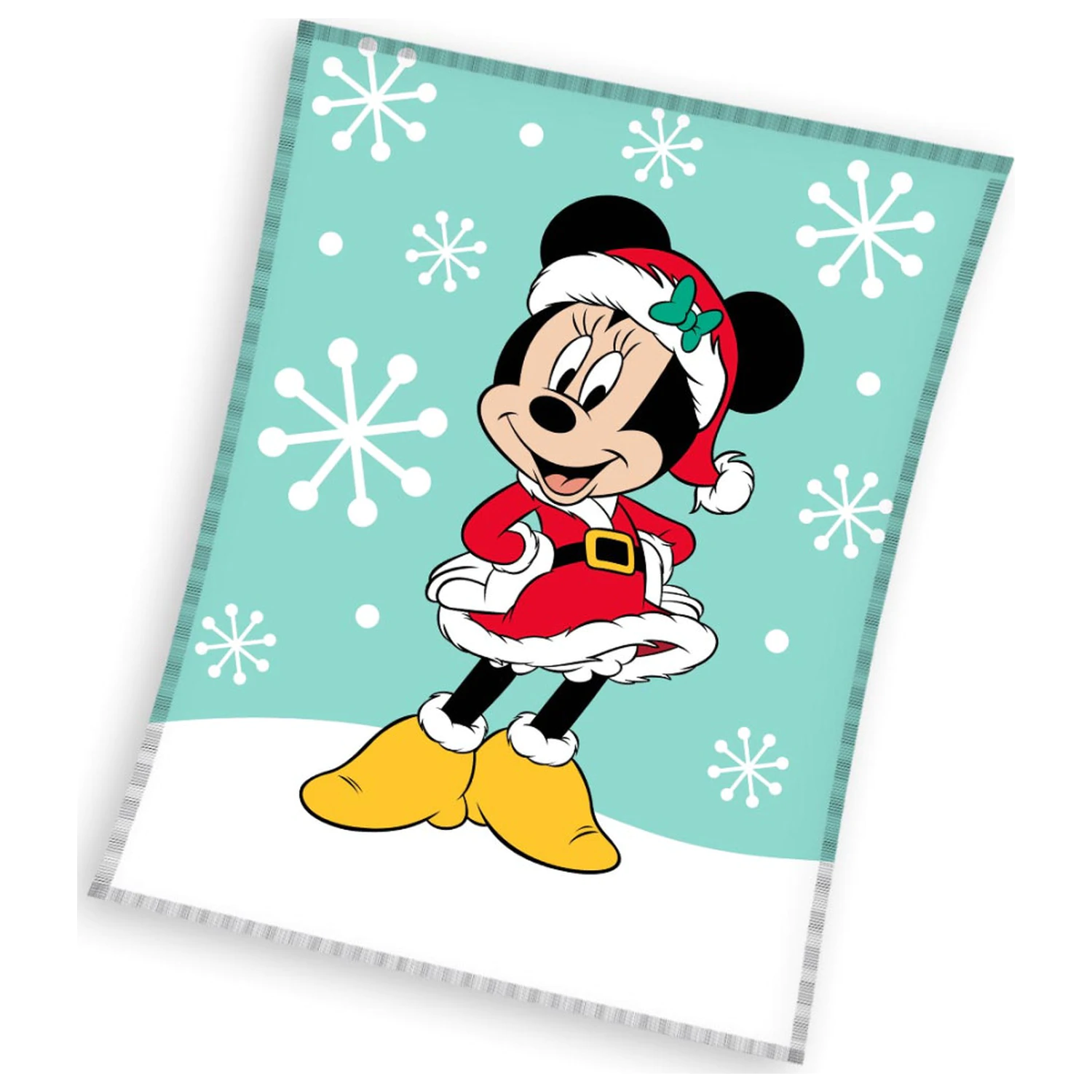 Disney Minnie Snow Christmas Fleece-Decke Produktfoto