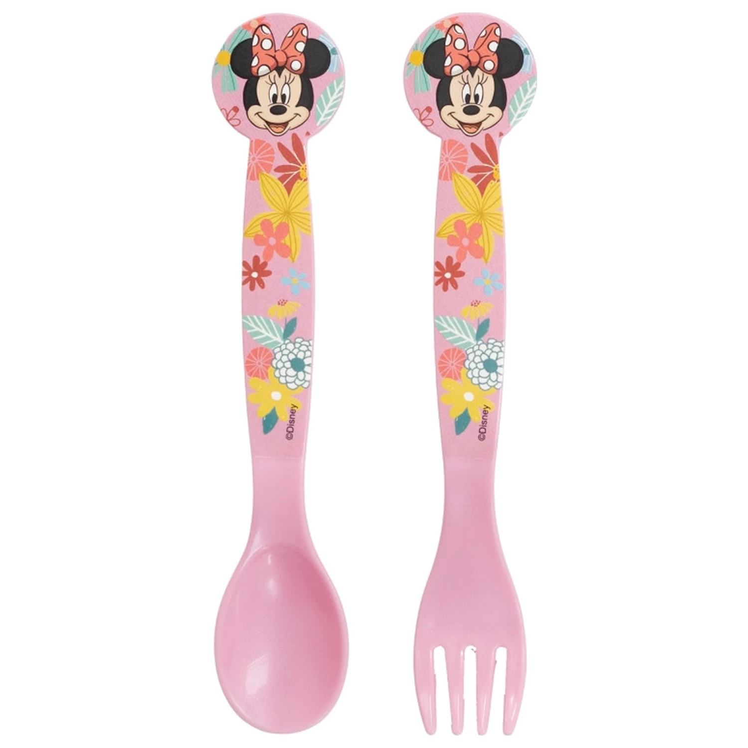 Disney Minnie Spring Plastik-Besteck-Set - 2 Stück Produktfoto