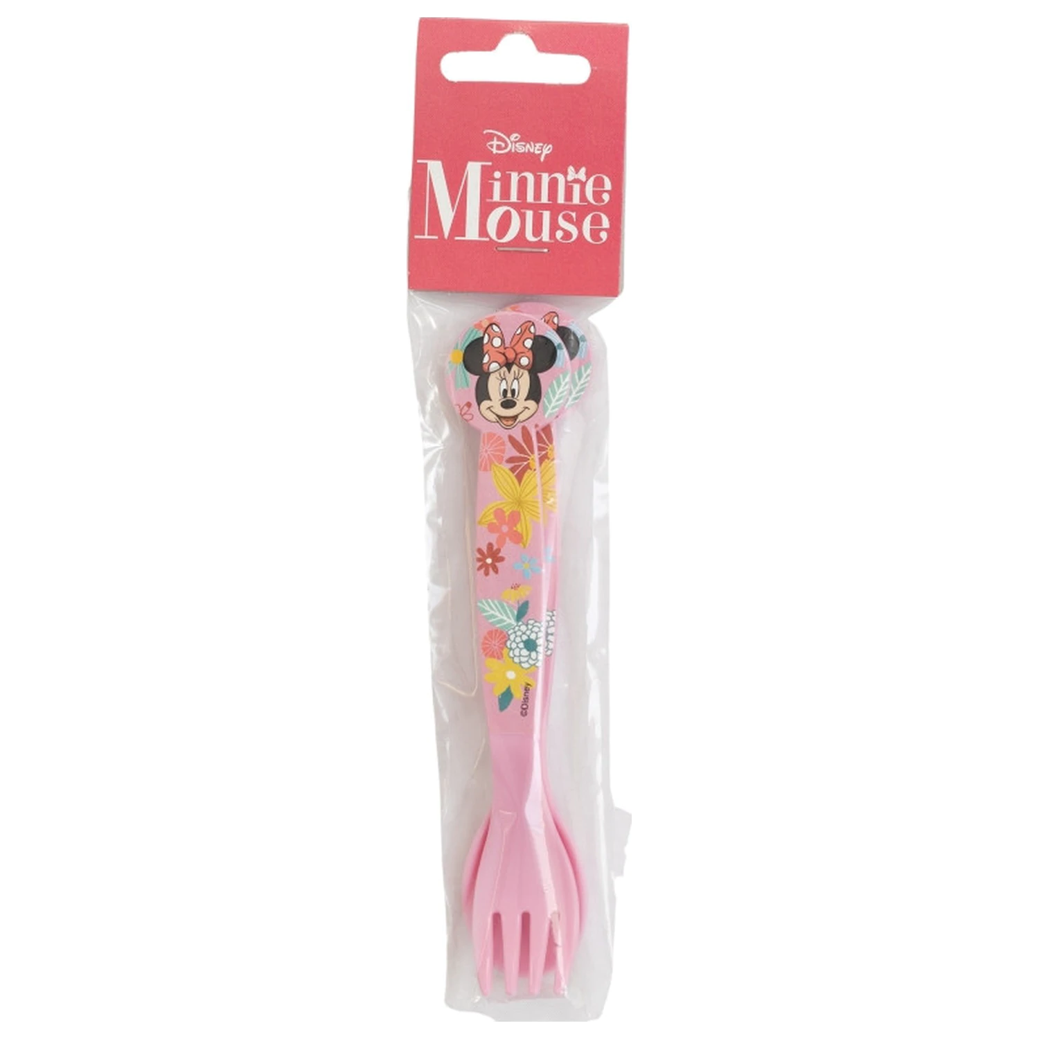 Disney Minnie Spring Plastik-Besteck-Set - 2 Stück Produktfoto