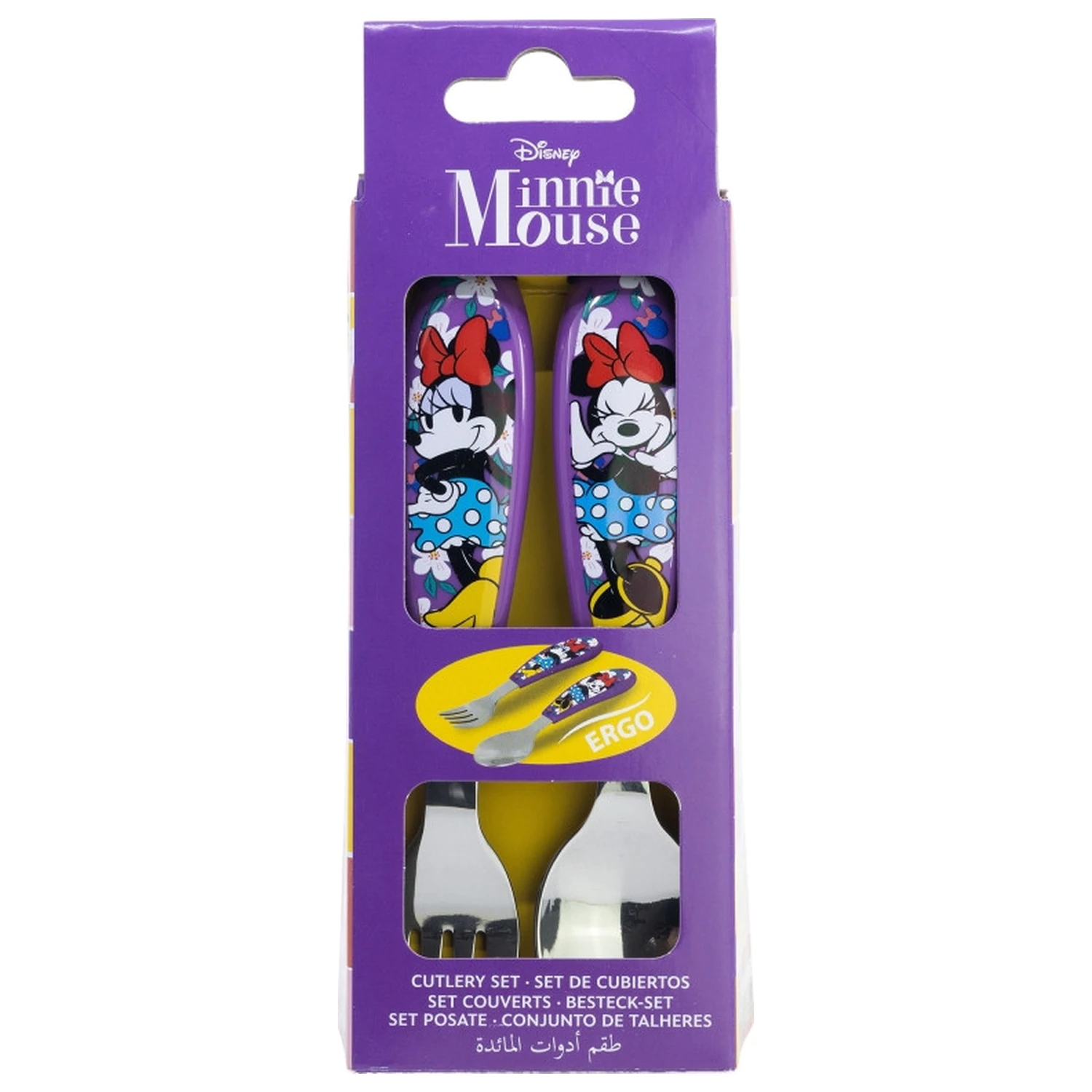 Disney Minnie Sunshine Metall Ergonomisches Besteck Set - 2 Teile Produktfoto