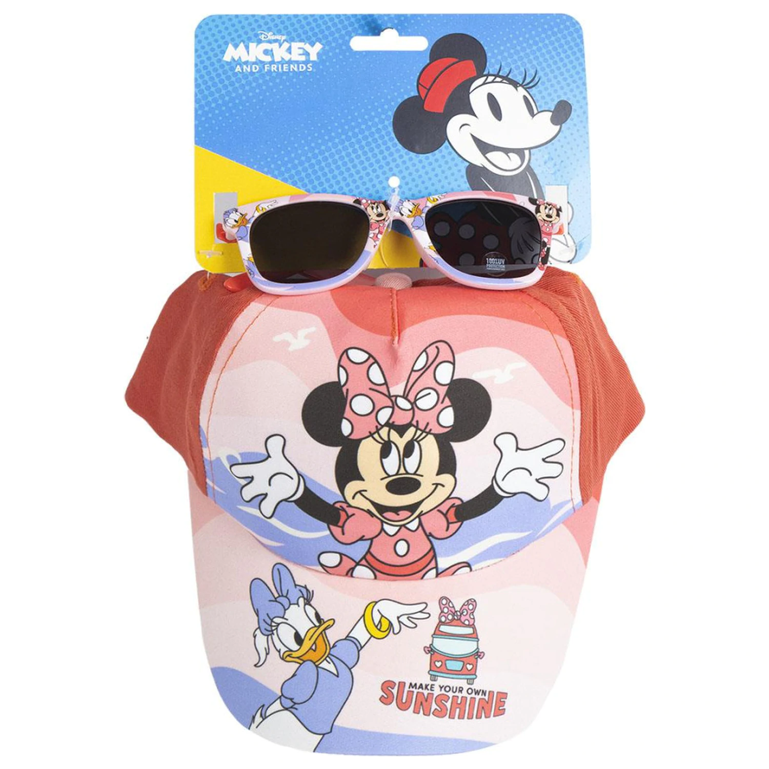 Disney Minnie Sunshine Sonnenbrille und Baseballkappen-Set Produktfoto