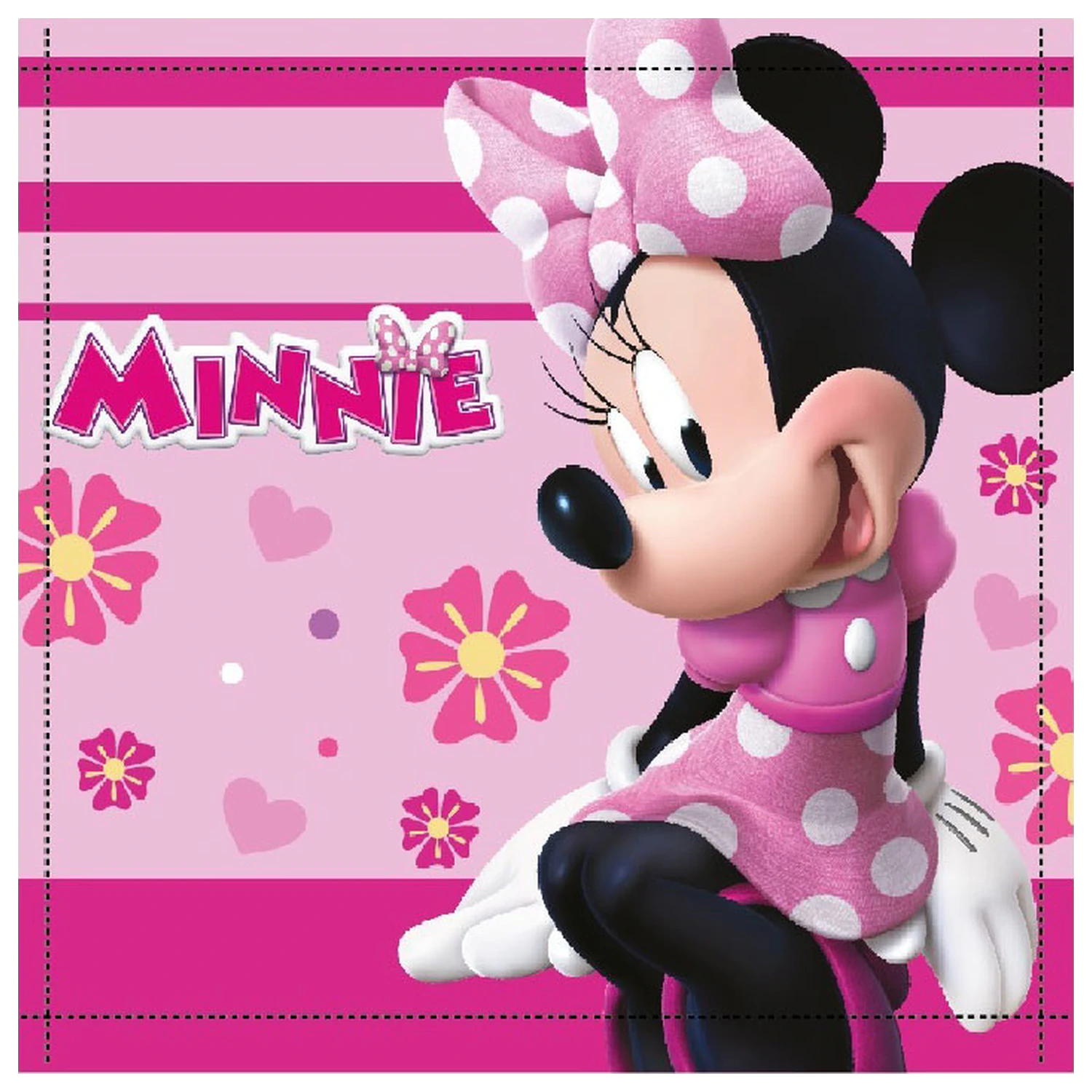 Disney Minnie Sweet Bow Handtuch, Gesichtstuch, Tuch 30x30cm Produktfoto