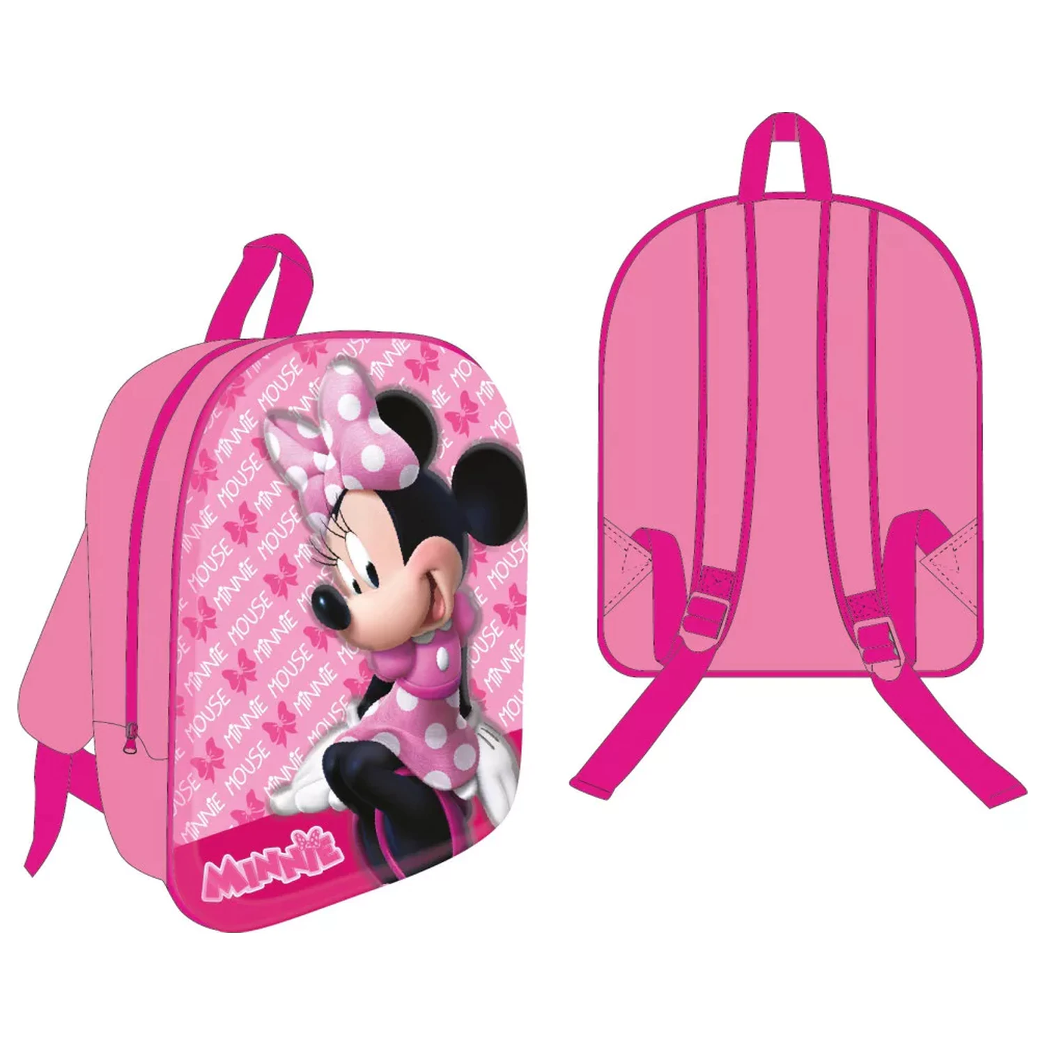 Disney Minnie Sweetheart 3D Rucksack, Tasche 30 cm Produktfoto