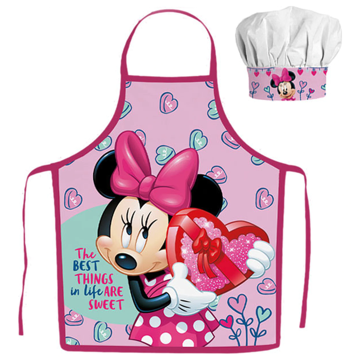 Disney Minnie Sweets Kinder Schürze 2-teiliges Set Produktfoto