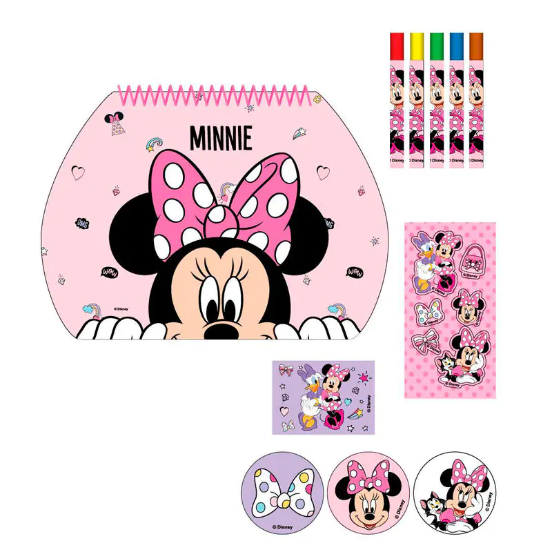 Disney Minnie Schreibwaren-set zum Ausmalen Produktfoto