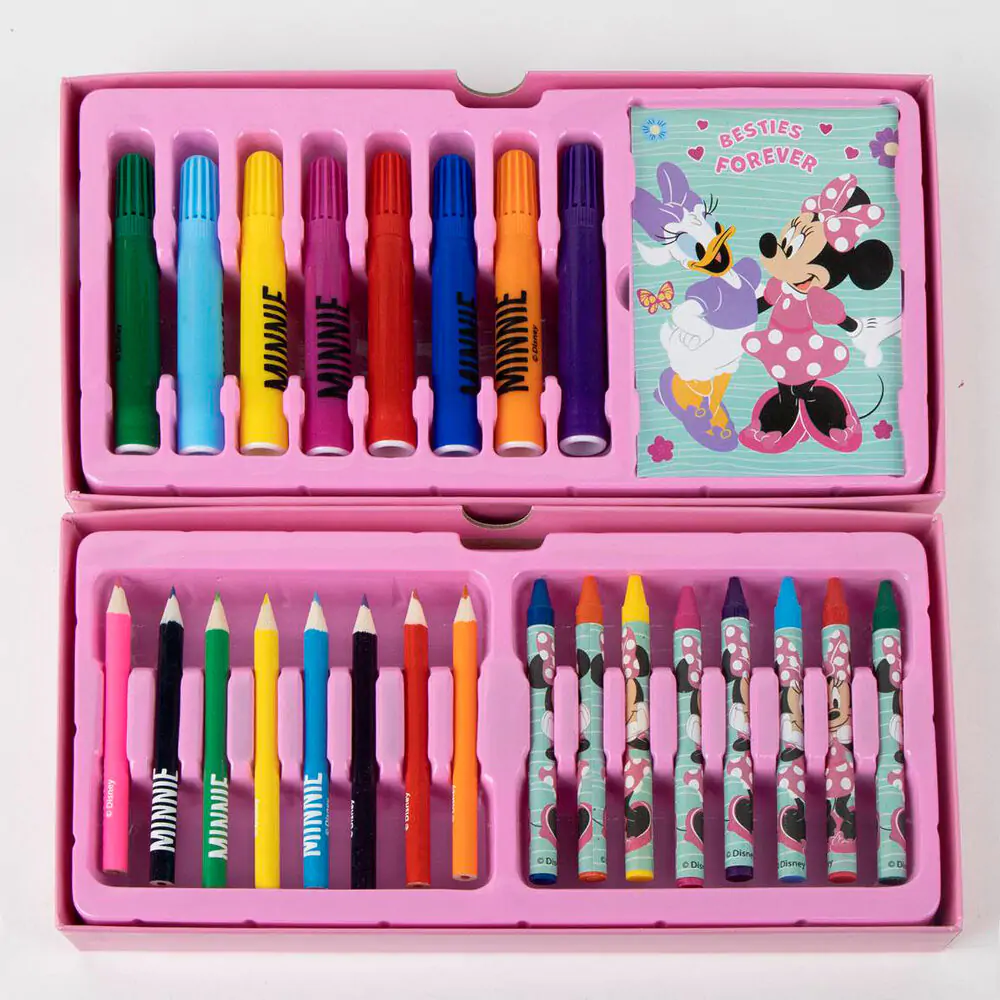 Disney Minnie Schreibwaren-Set zum Ausmalen Produktfoto