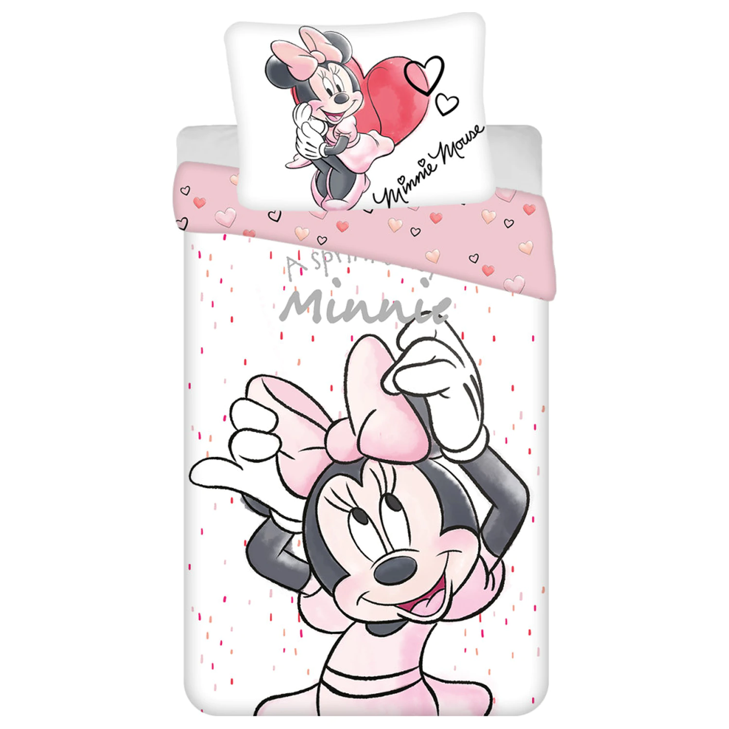 Disney Minnie White Bettbezug Produktfoto